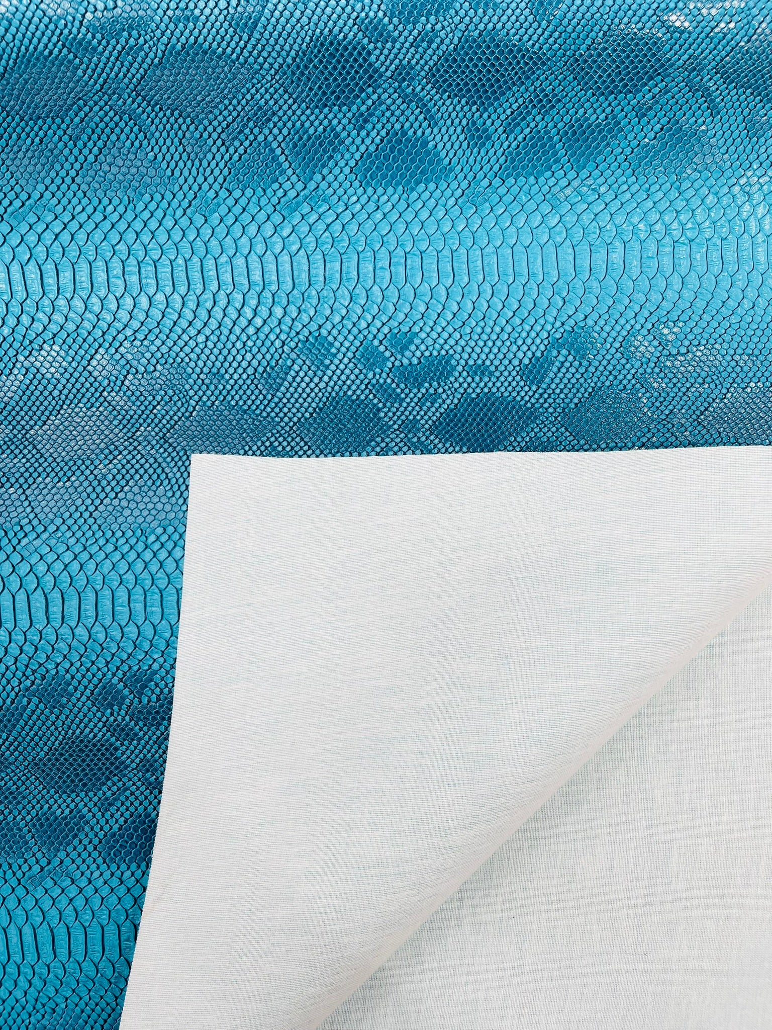 Viper Snake Skin Texture Faux Leather Fabric| 54" Wide| Upholstery| Bags.