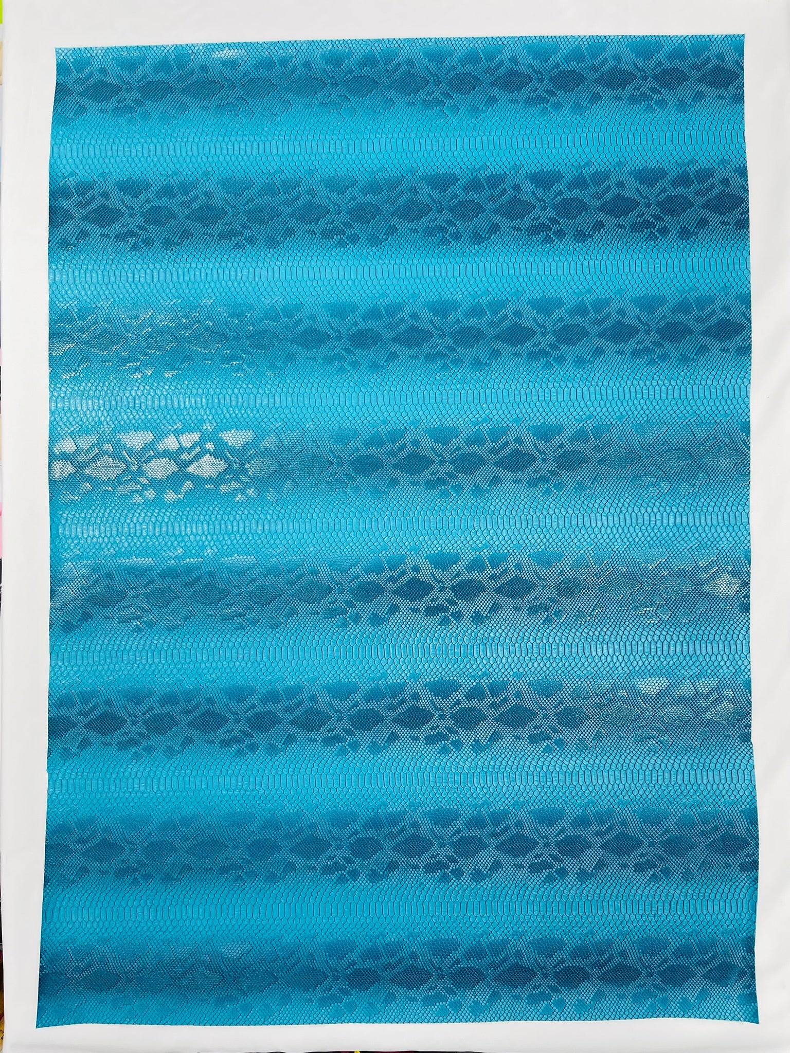 Viper Snake Skin Texture Faux Leather Fabric| 54" Wide| Upholstery| Bags.