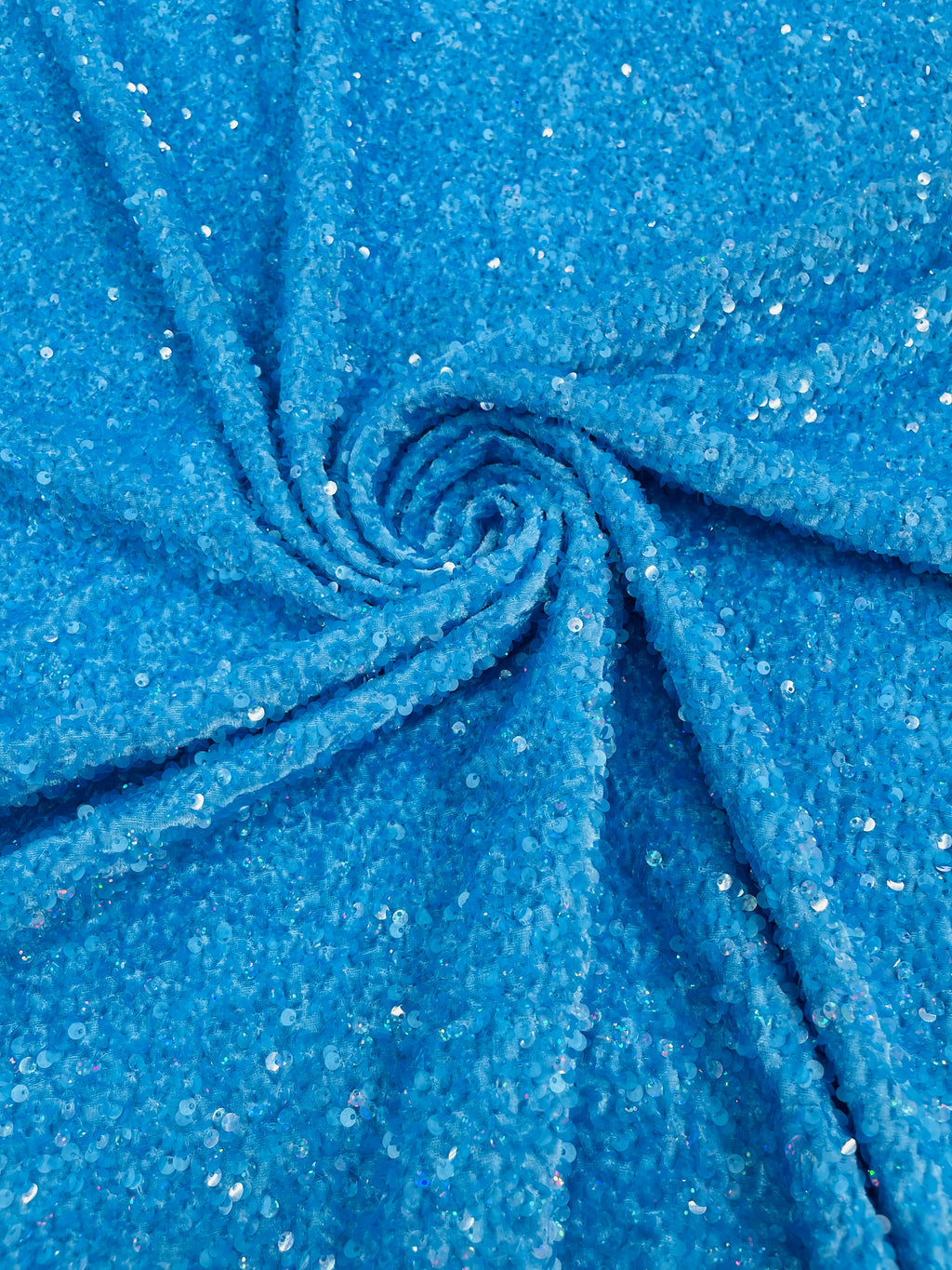 Sequin Velvet Stretch 5mm fabric 58"Wide-Prom-Nightgown fabric- Sold by the yard.