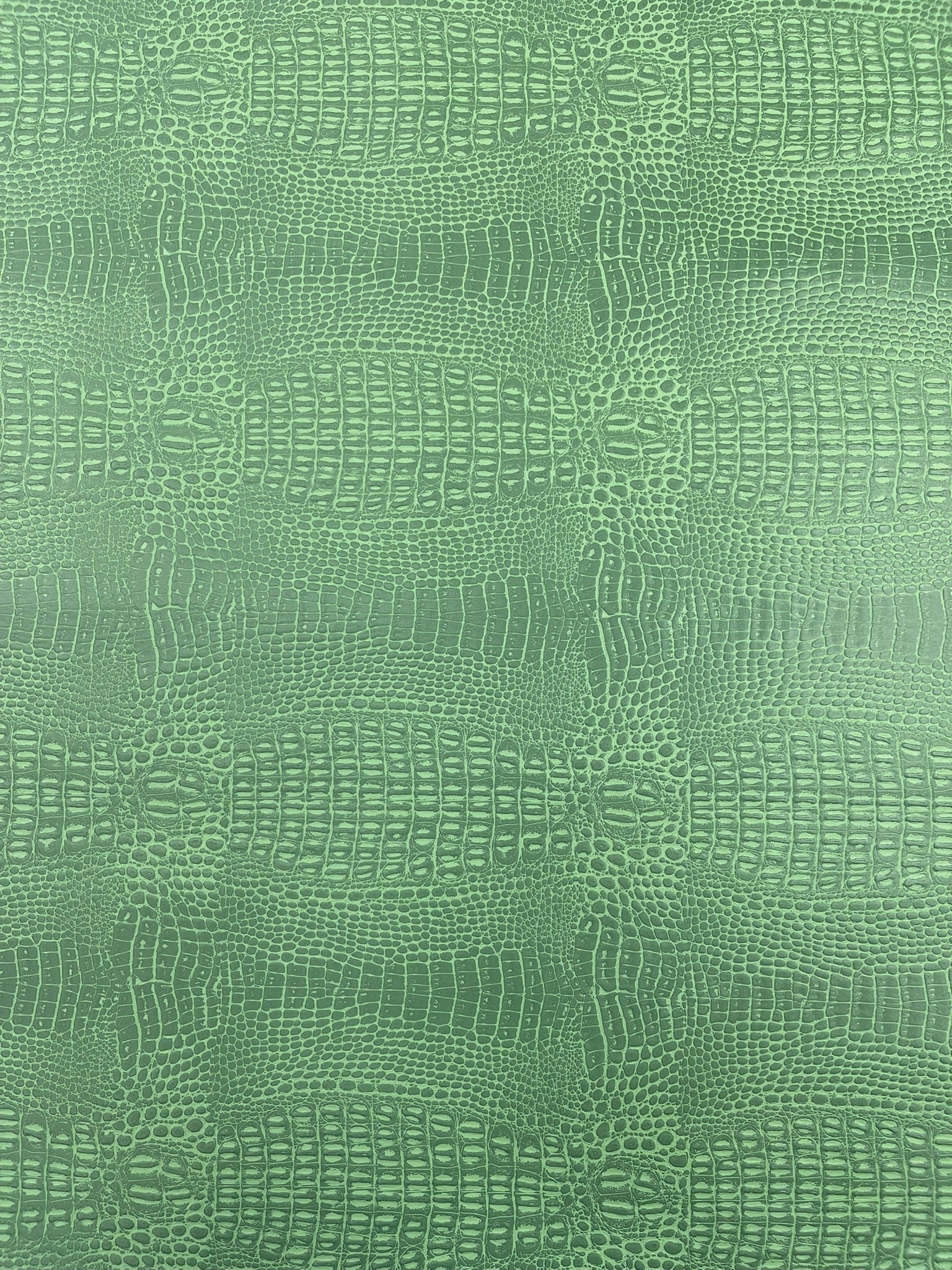 Crocodile Marine Vinyl 2 tone Upholstery, Crocodile Skin Texture Faux Leather PVC Vinyl, 54" Wide.