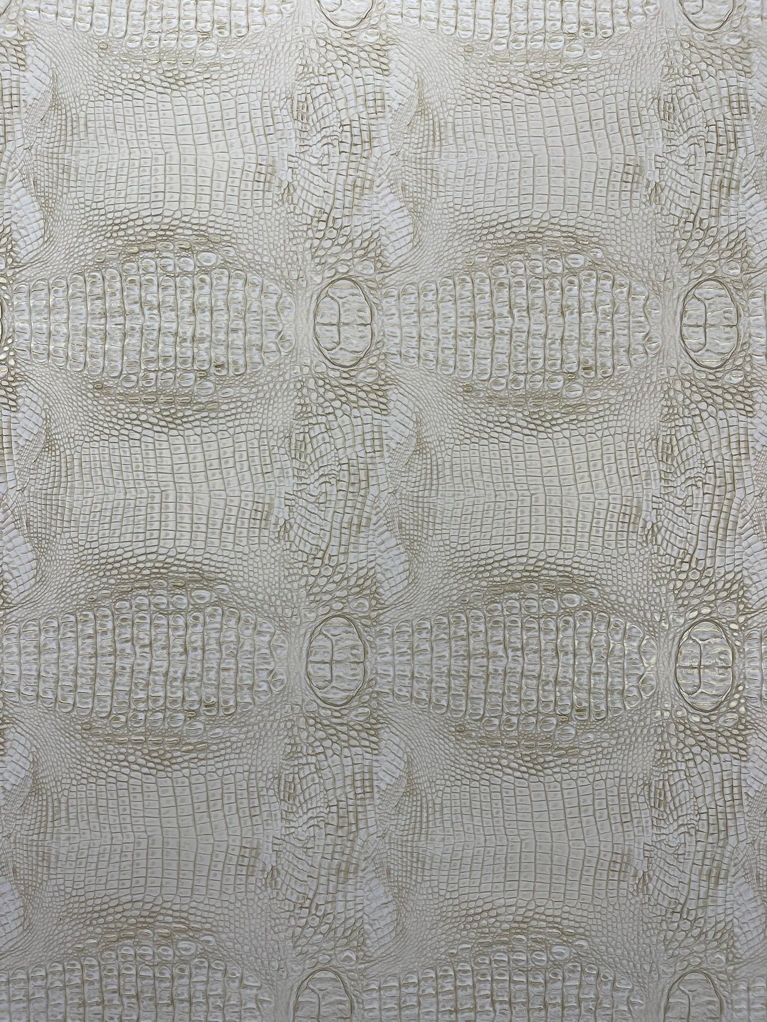Metallic Gator Vinyl Fabric 54" Wide / Upholstery Crafting Accessories Applications Faux Leather PVC.