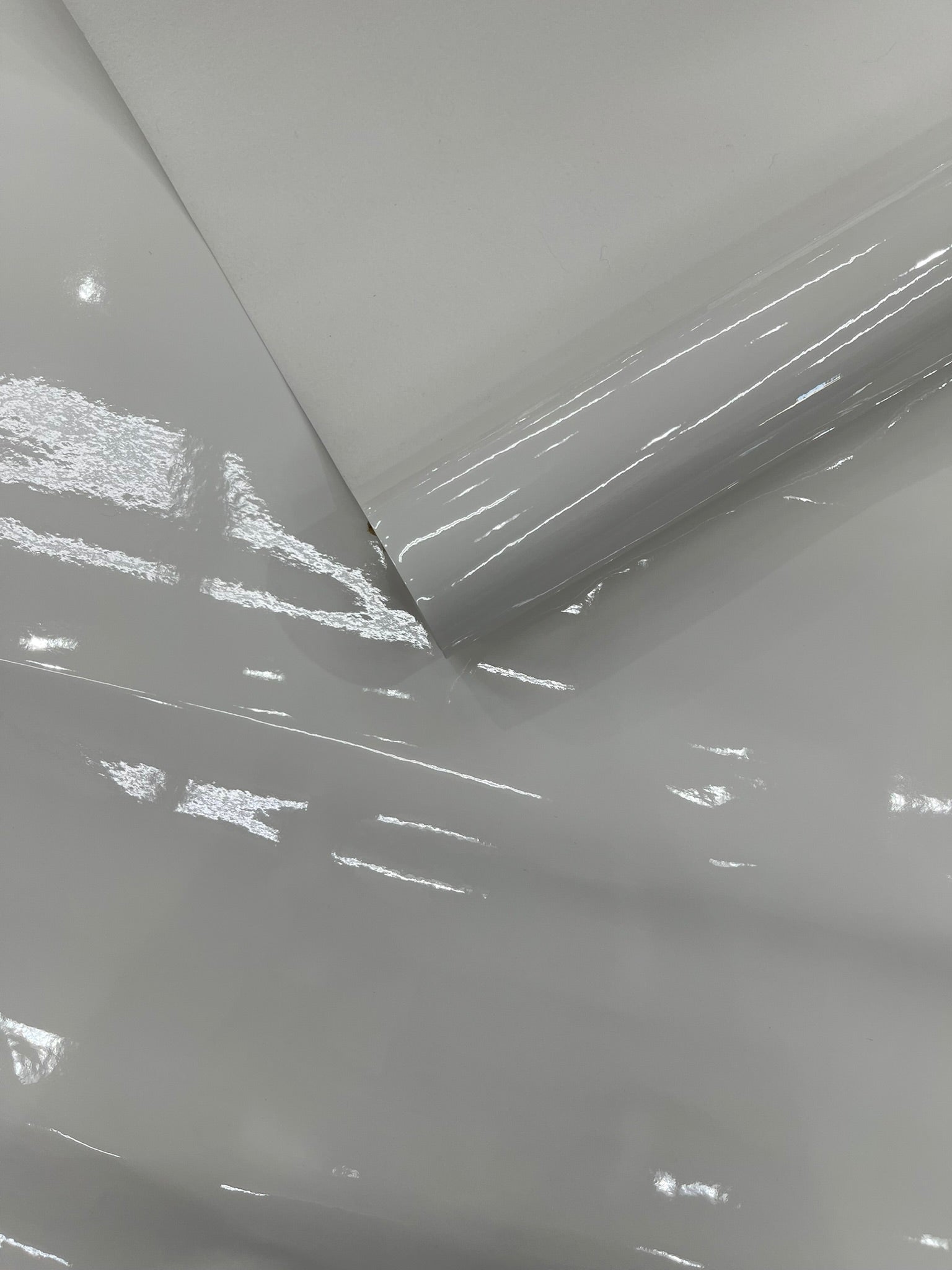 Chrome Mirror Reflective Vinyl Fabric / Crafting Apparel Upholstery Vinyl Fabric 54" Wide