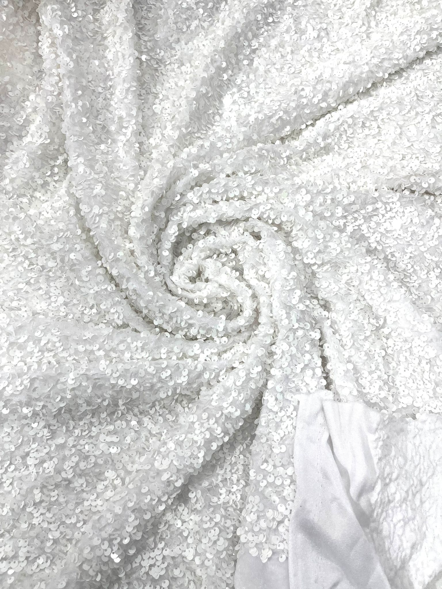 Sequin Velvet Stretch 5mm fabric 58"Wide-Prom-Nightgown fabric- Sold by the yard.