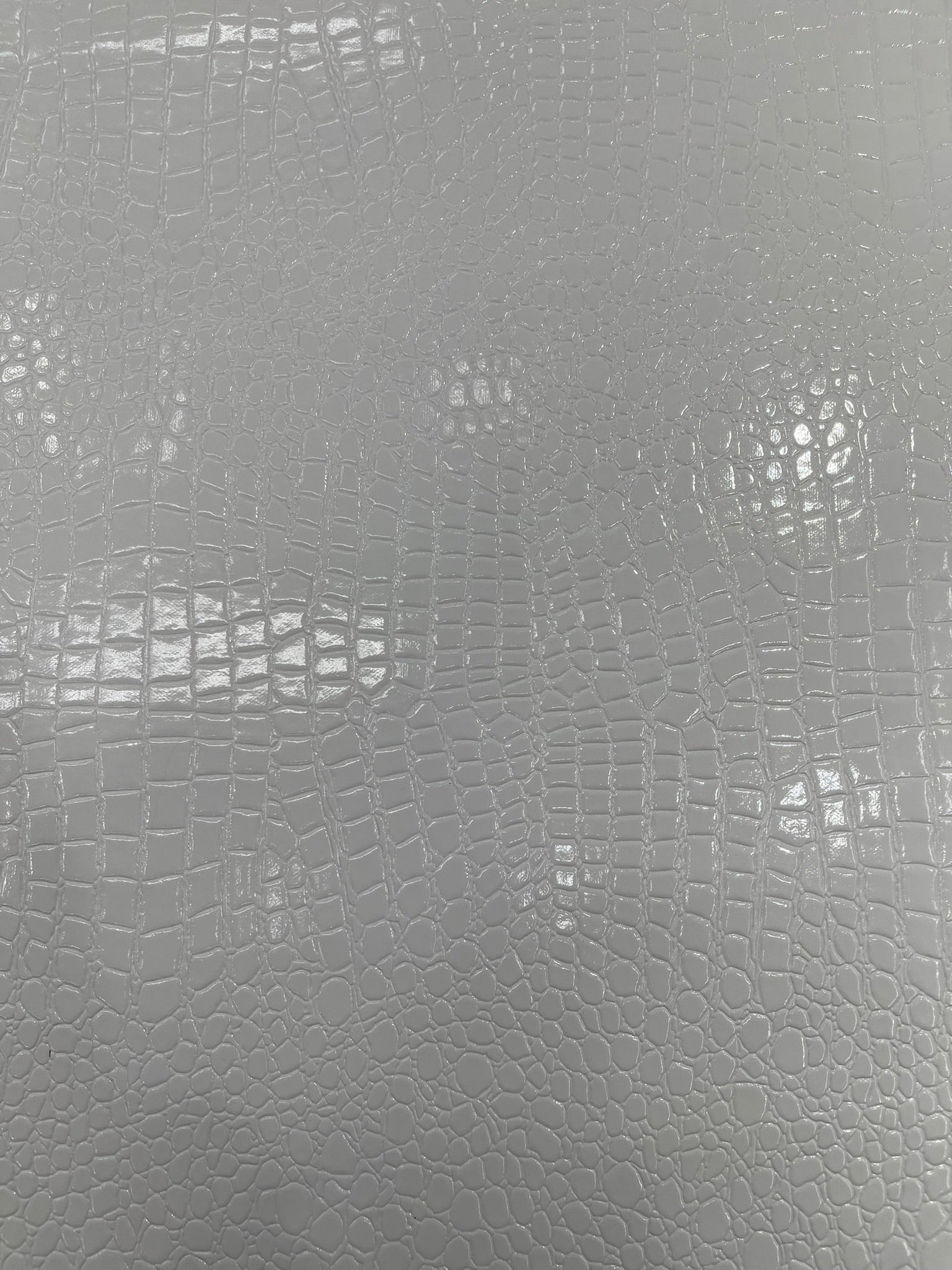 Shiny Alligator 3D Embossed Vinyl Fabric, 54" Wide Upholstery Crafting Accessories Applications