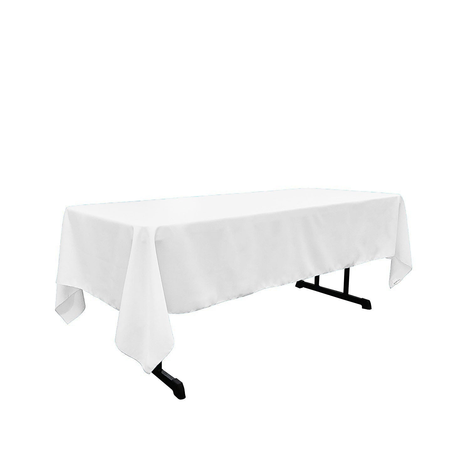 60" X 84" Rectangular Tablecloth Polyester Poplin / Party Supply / Choose Size Below.