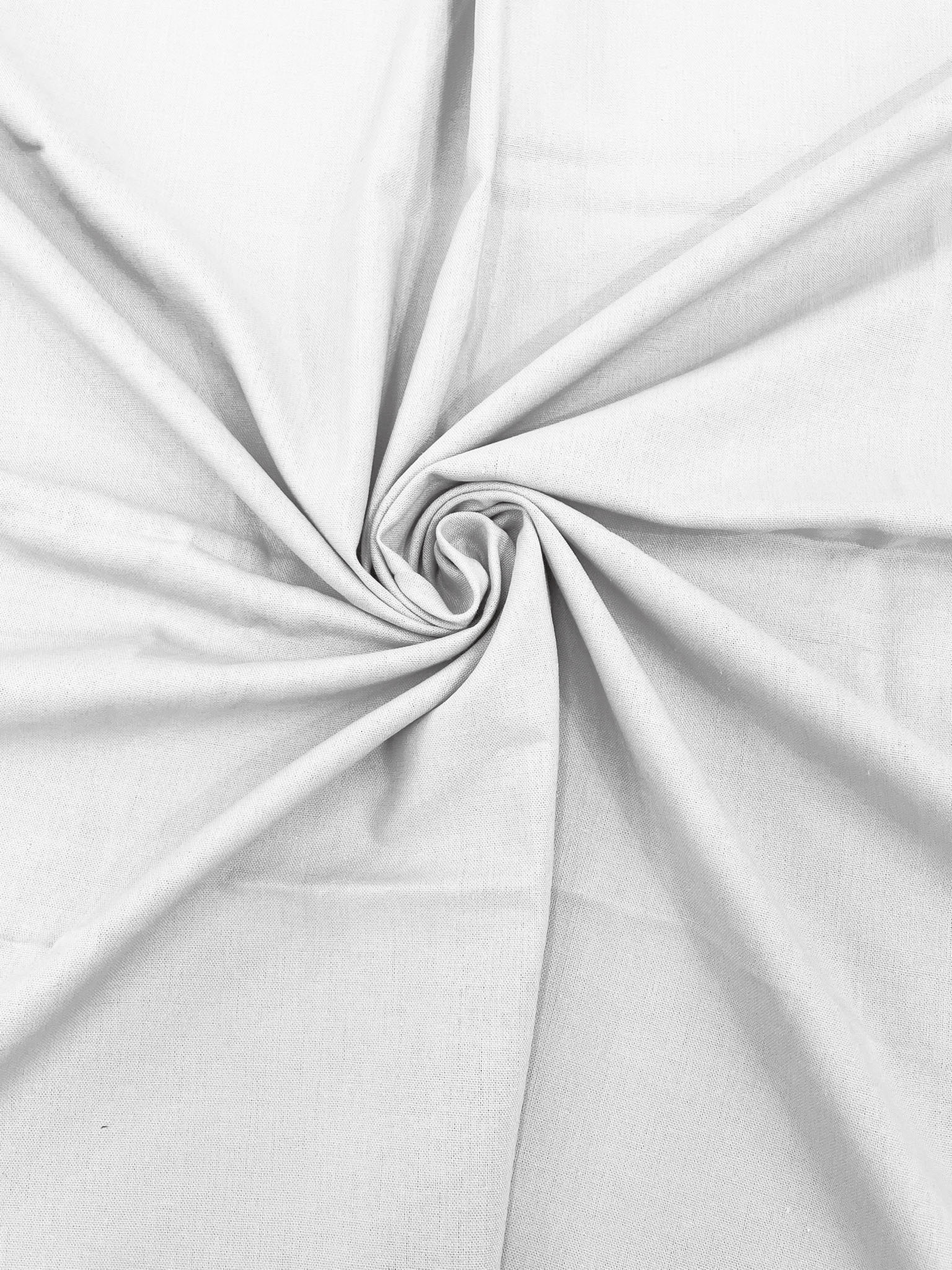 White Medium Weight Natural Linen Fabric/50 " Wide/Clothing