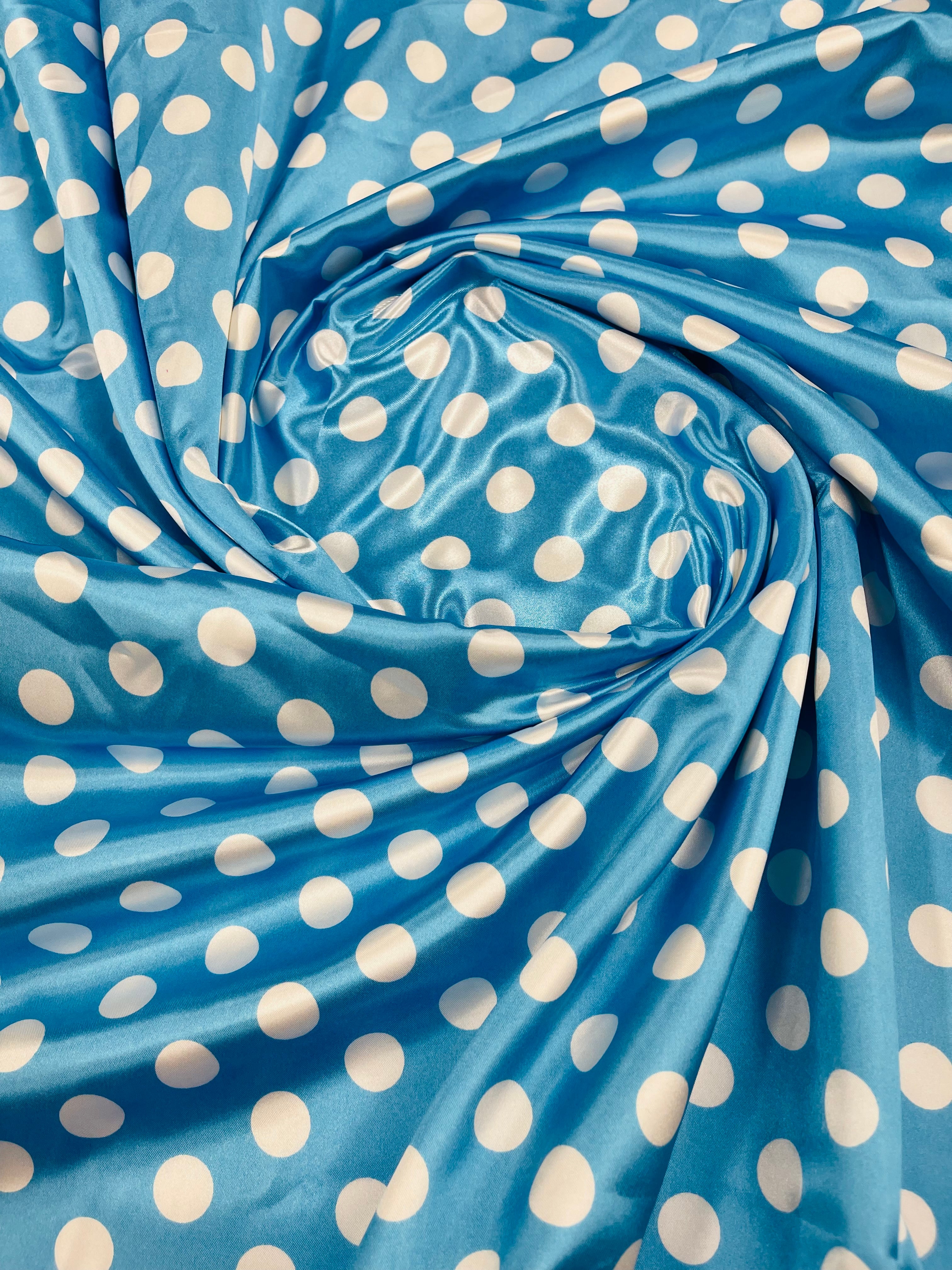 POLKA DOT SATIN (by the yard)