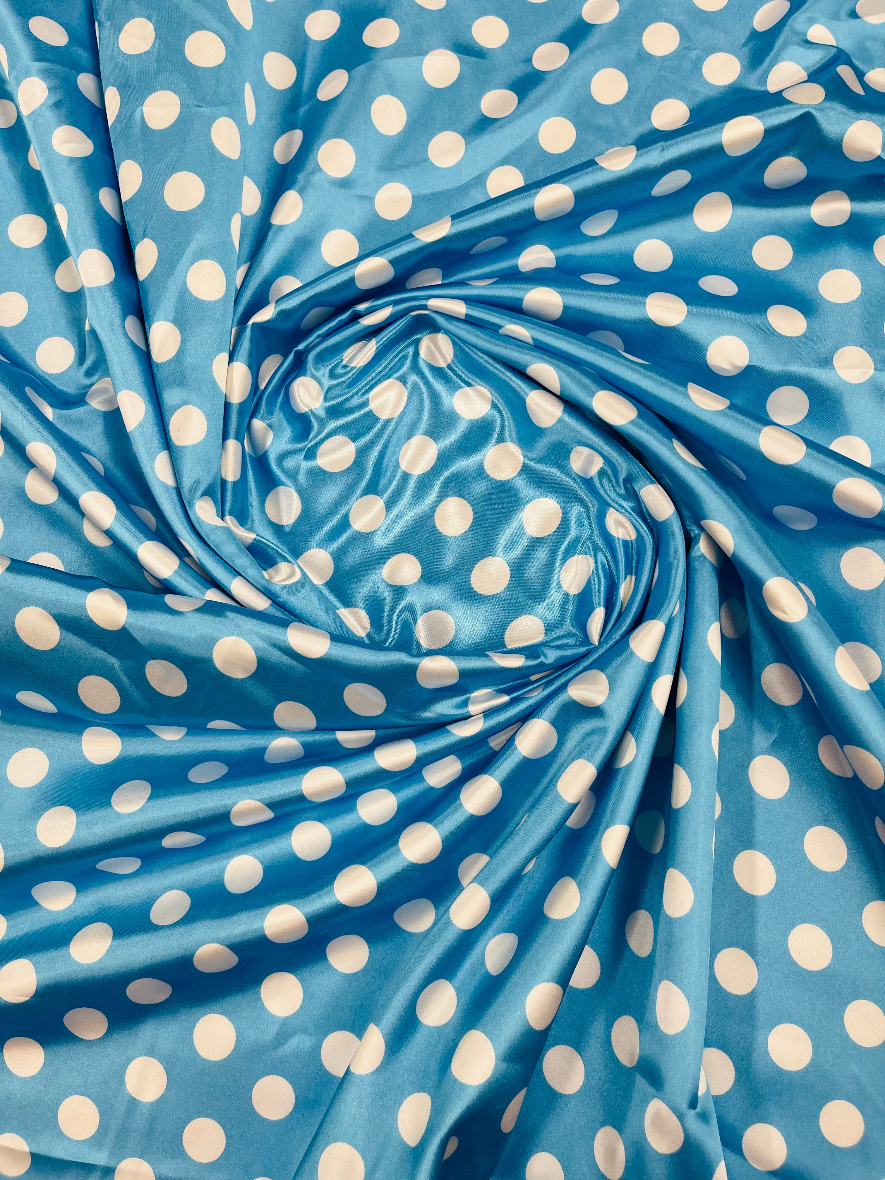 POLKA DOT SATIN (by the yard)