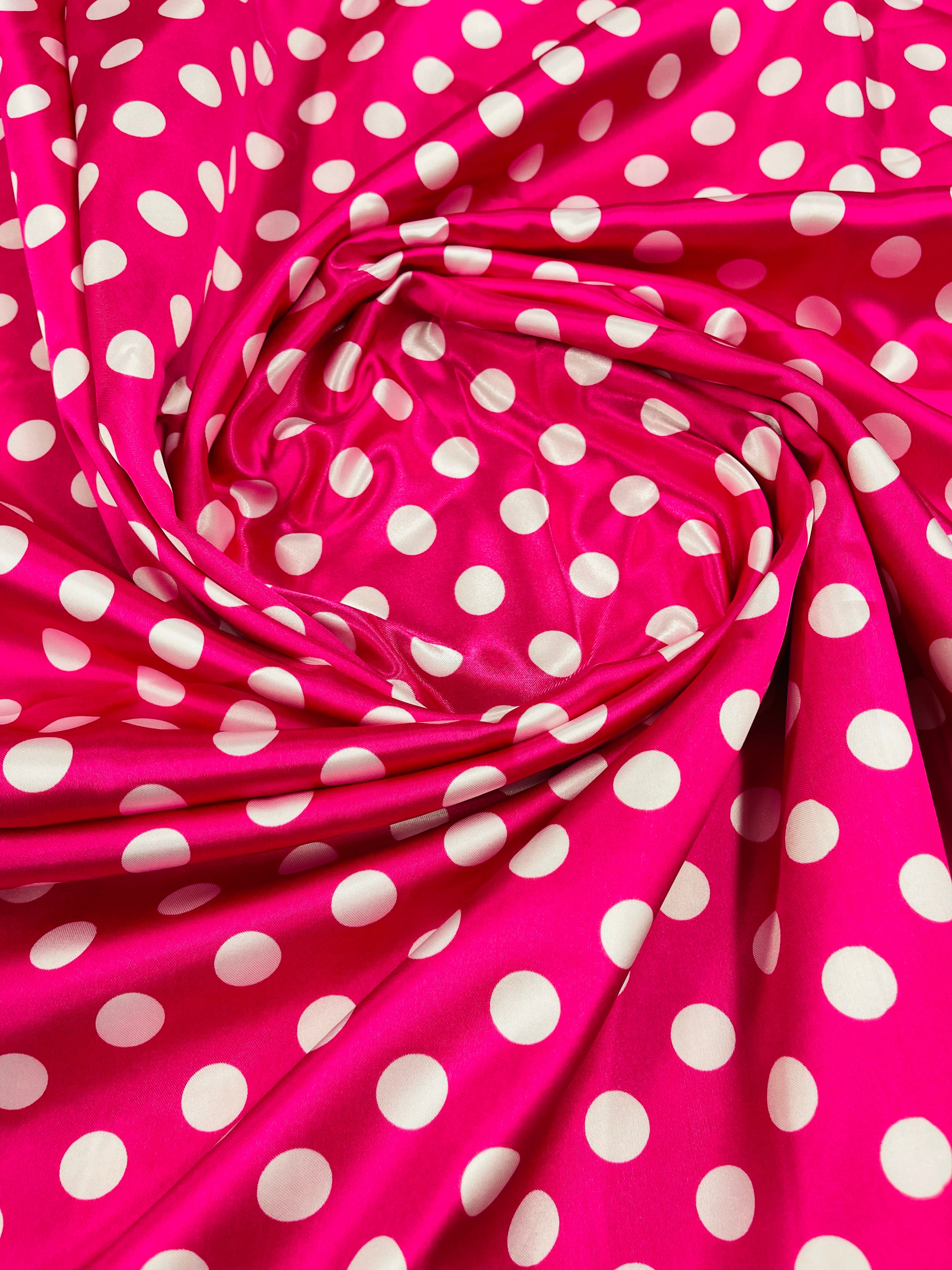 POLKA DOT SATIN (by the yard)