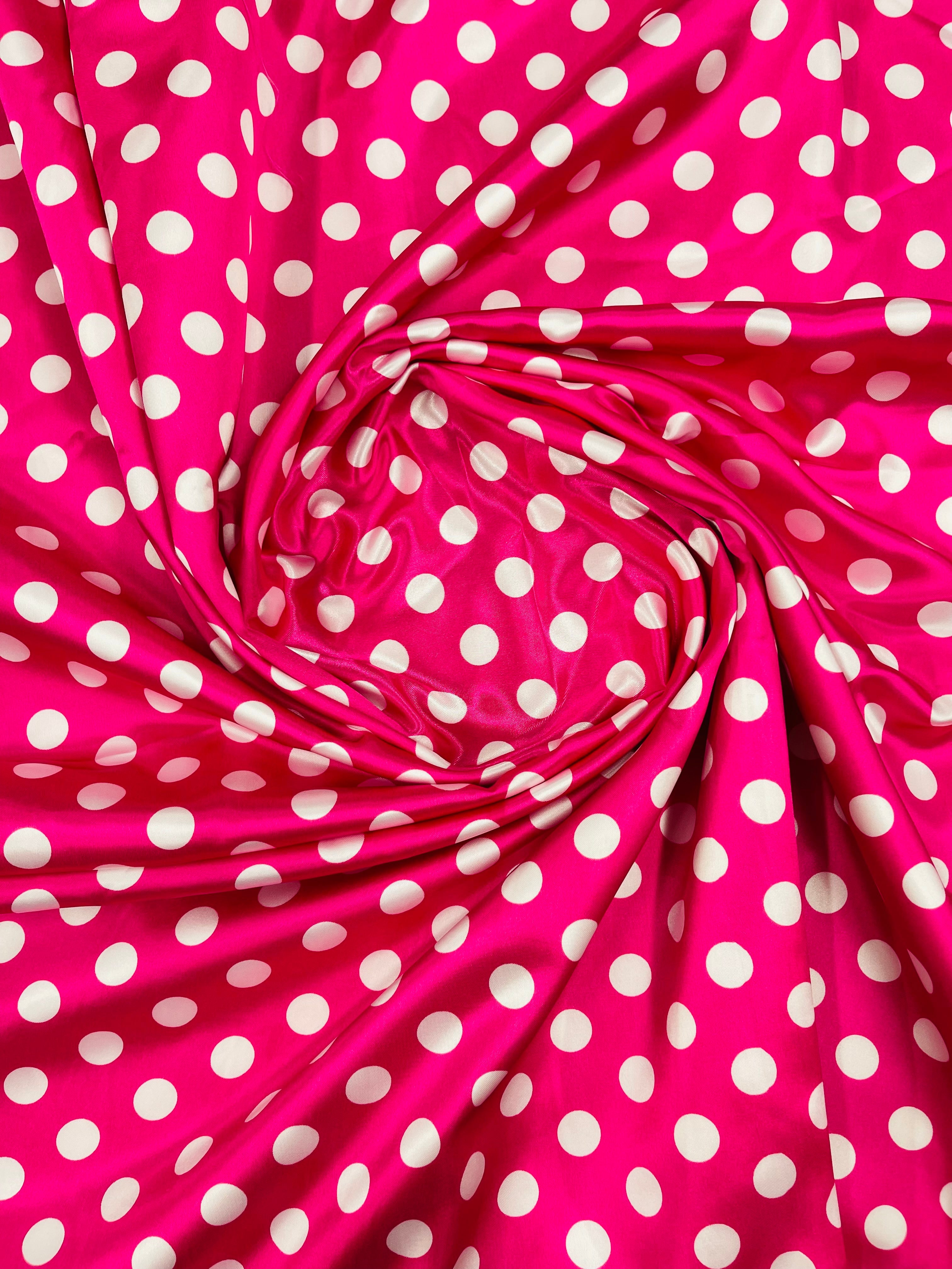 POLKA DOT SATIN (by the yard)