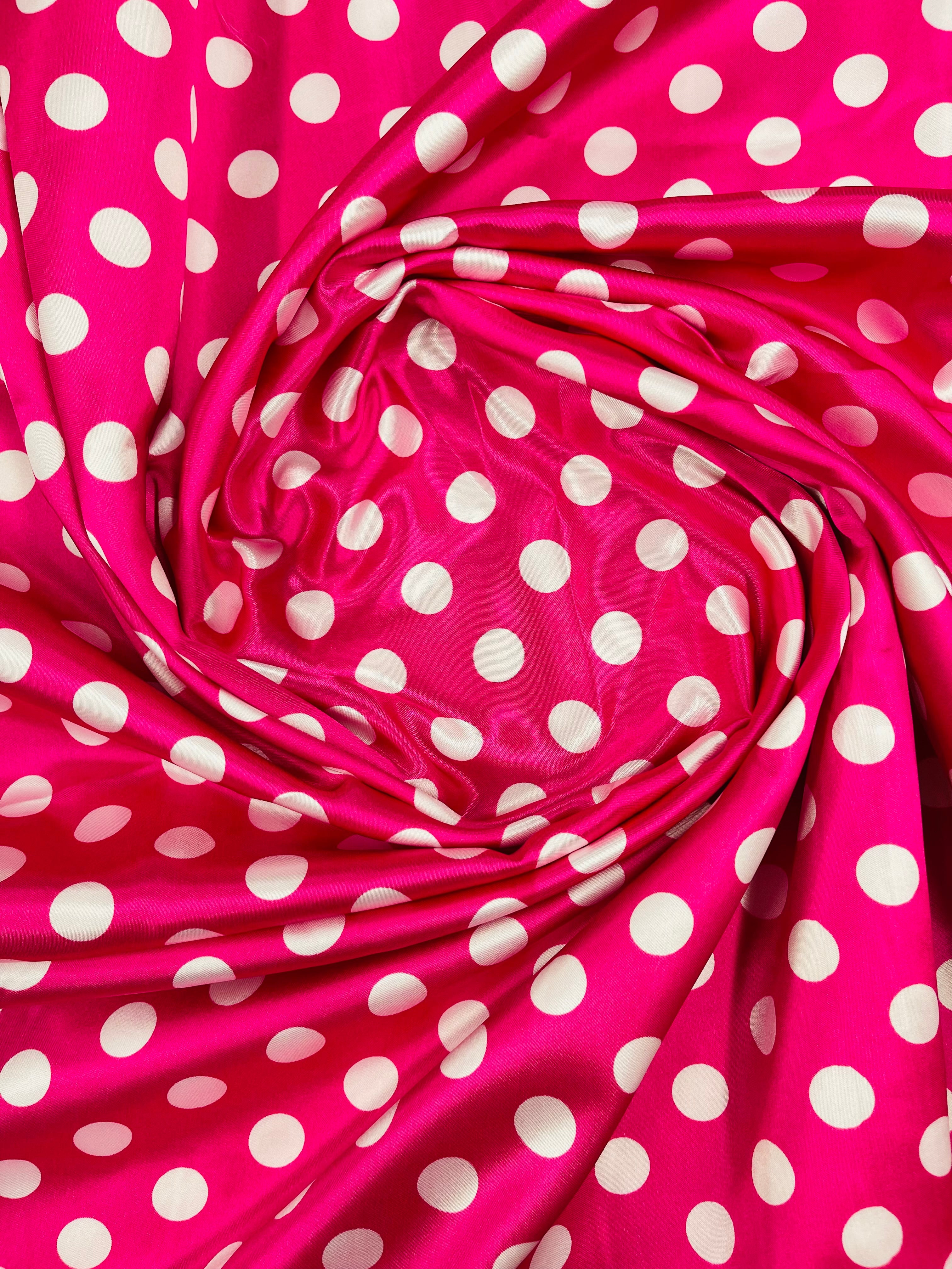 POLKA DOT SATIN (by the yard)