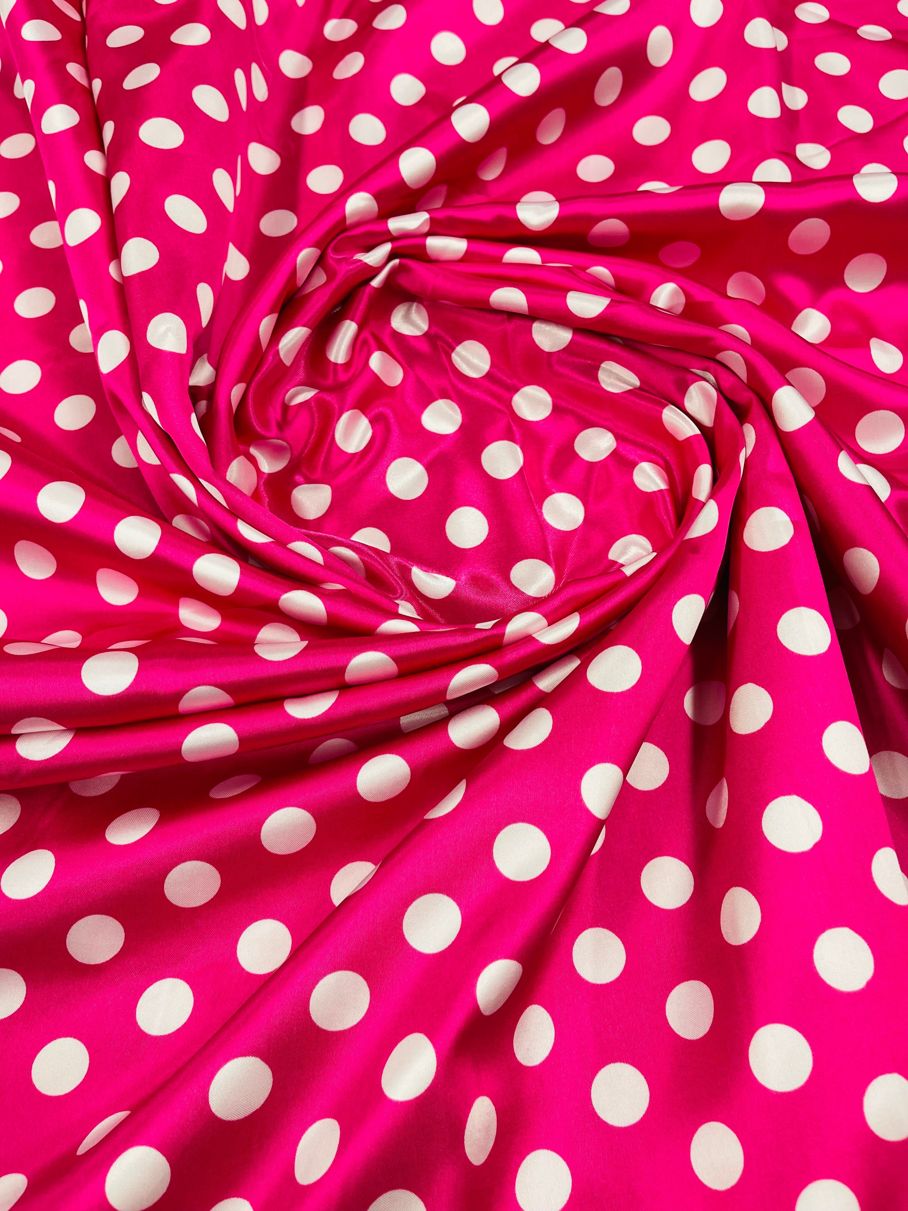 POLKA DOT SATIN (by the yard)