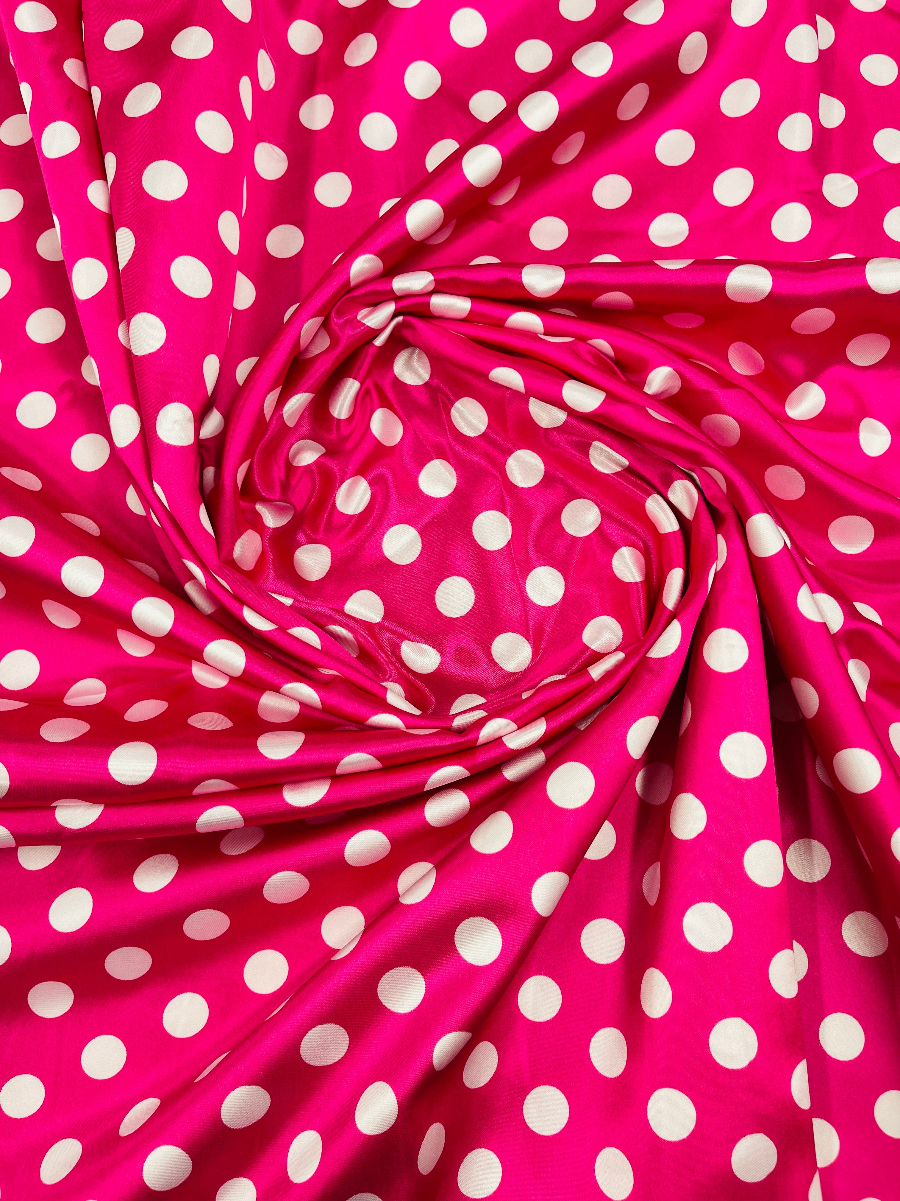 POLKA DOT SATIN (by the yard)