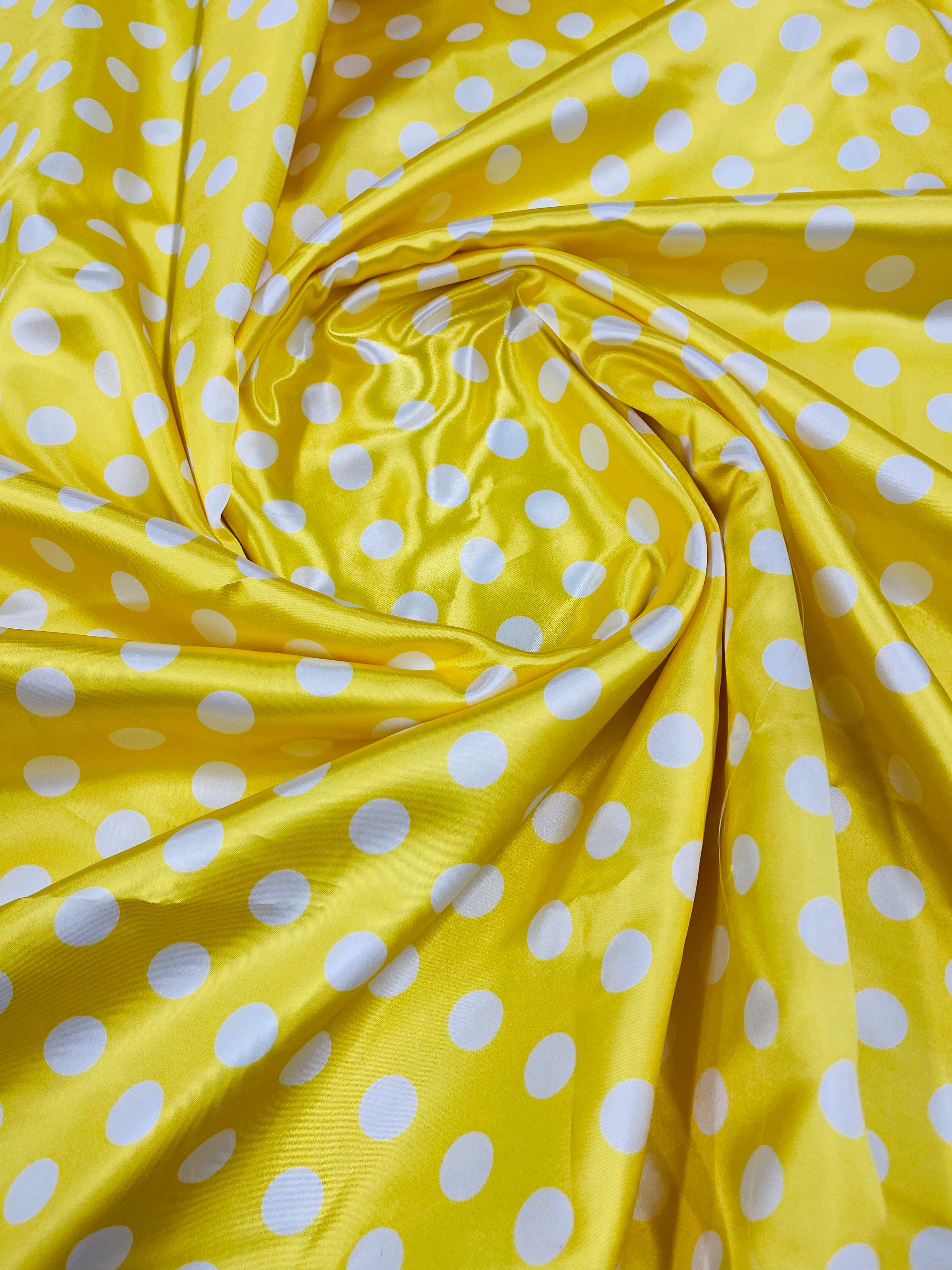 POLKA DOT SATIN (by the yard)