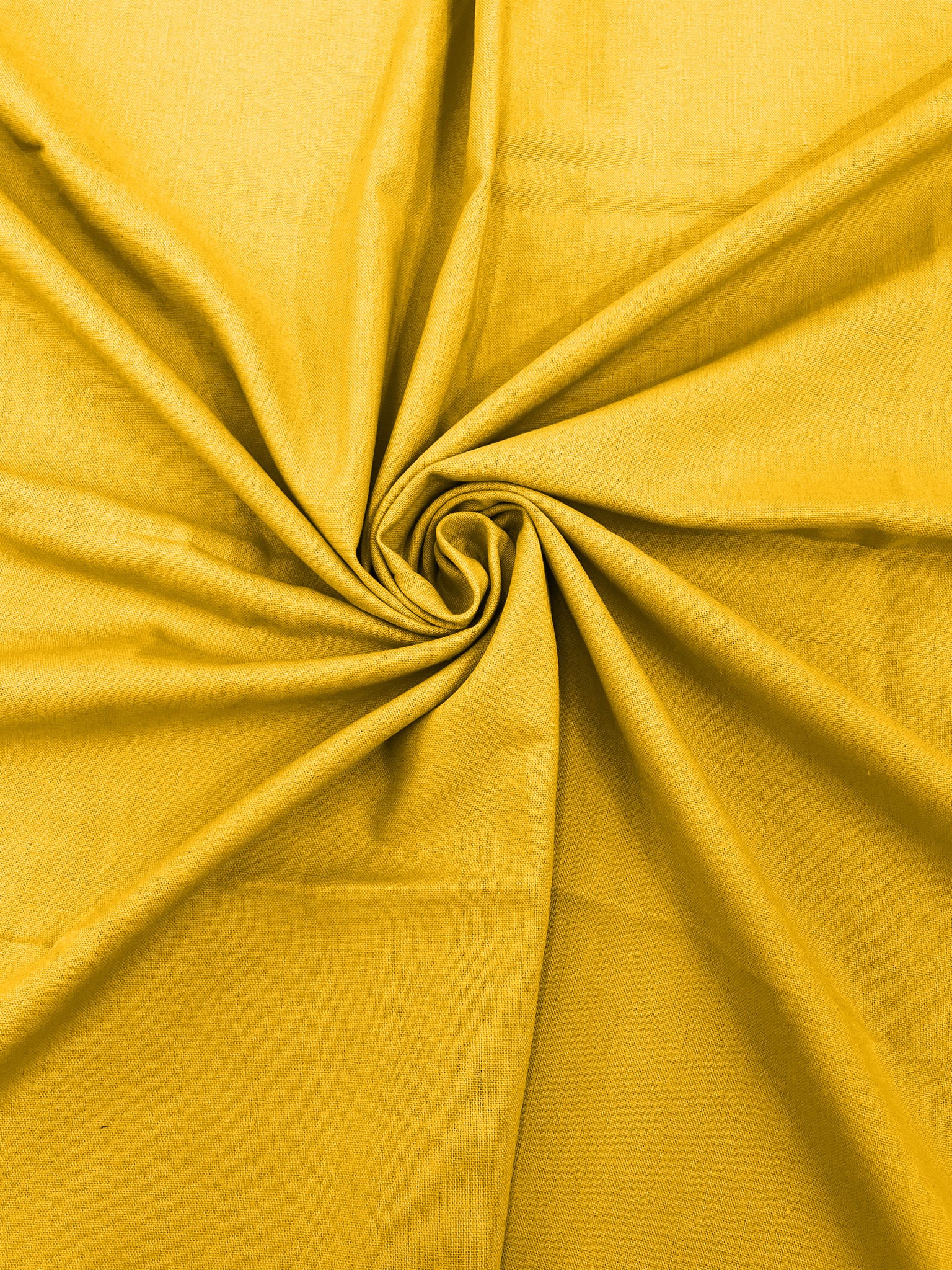 Yellow Medium Weight Natural Linen Fabric/50 " Wide/Clothing