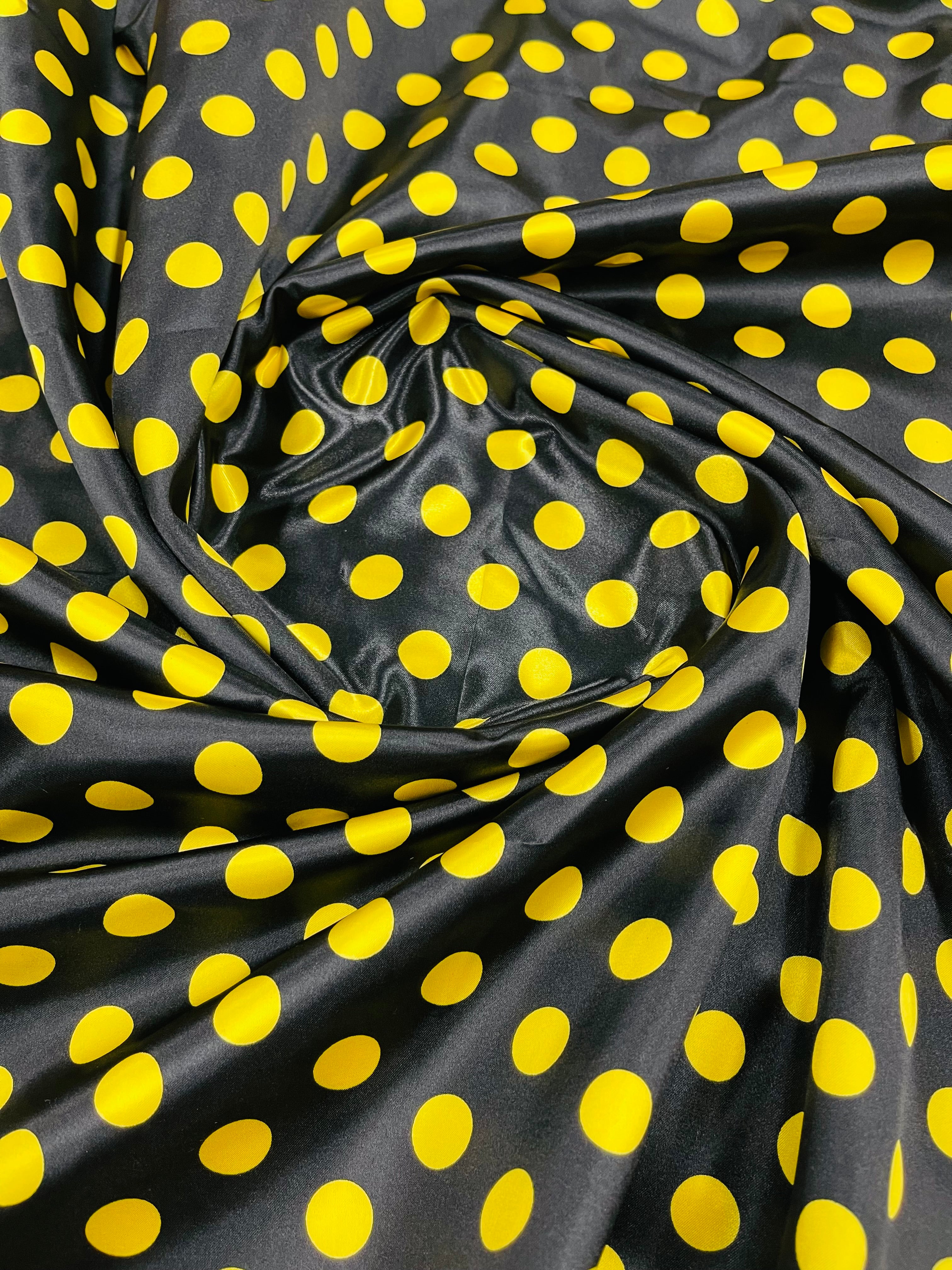 POLKA DOT SATIN (by the yard)