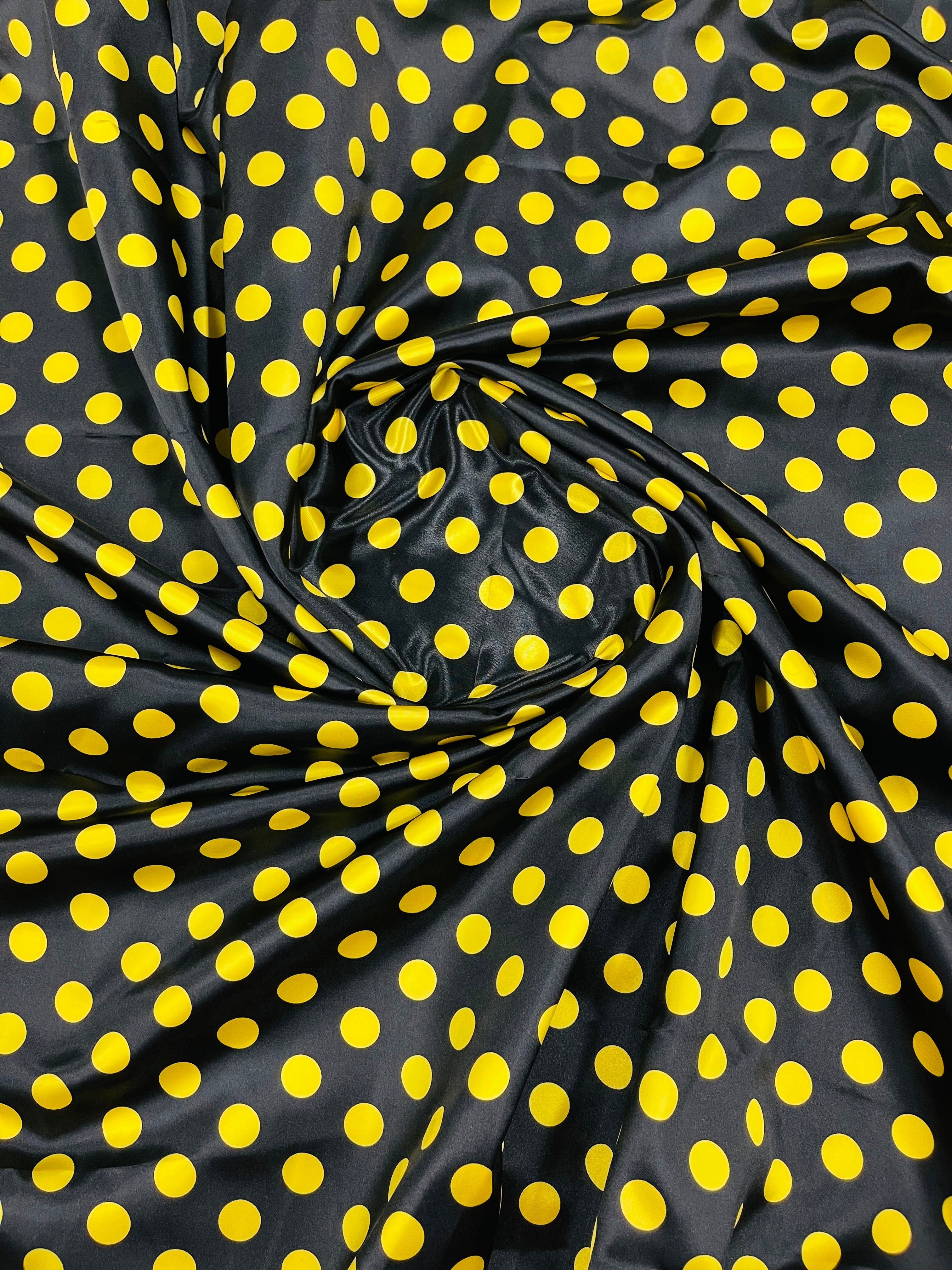 POLKA DOT SATIN (by the yard)