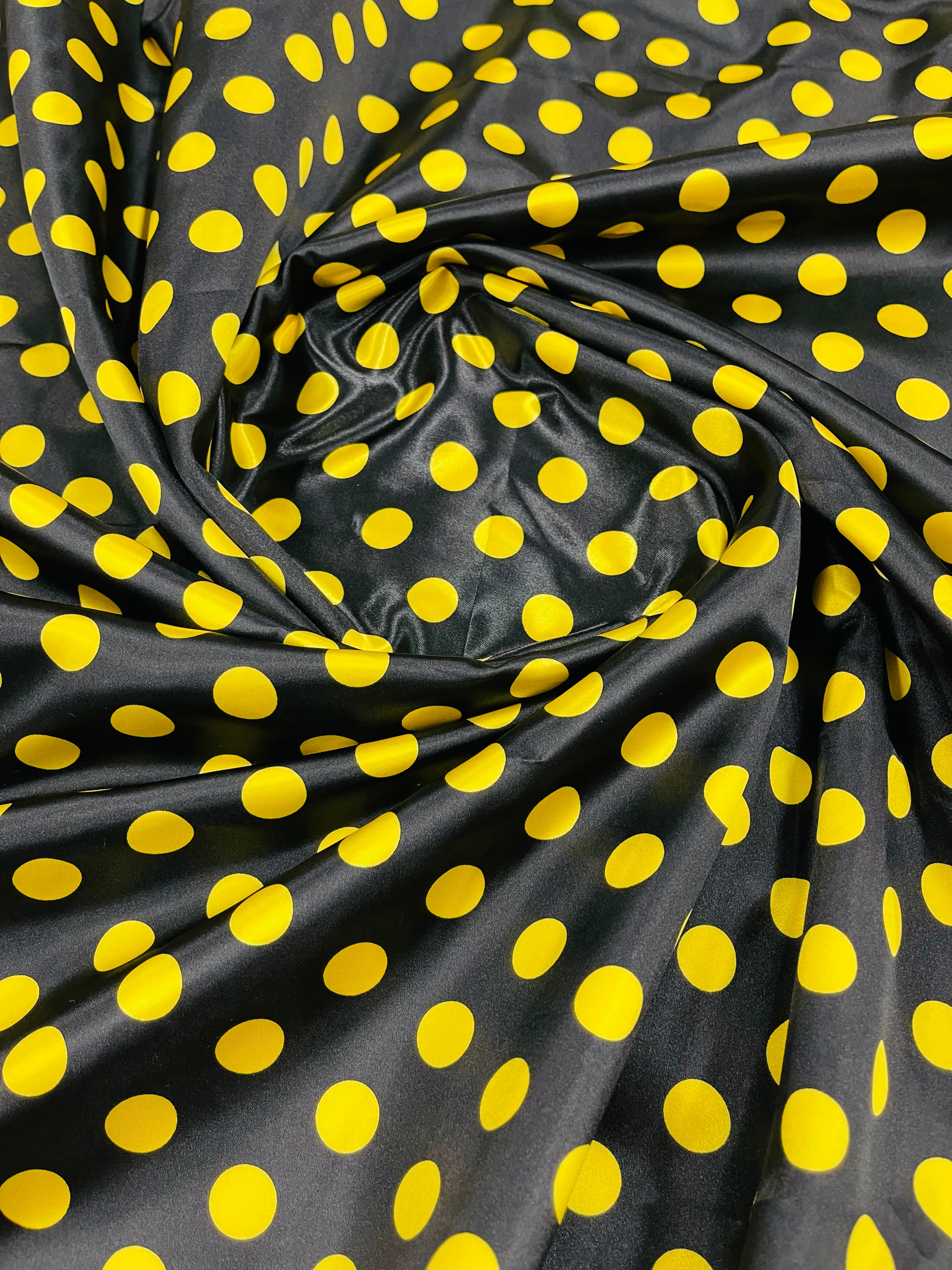 POLKA DOT SATIN (by the yard)