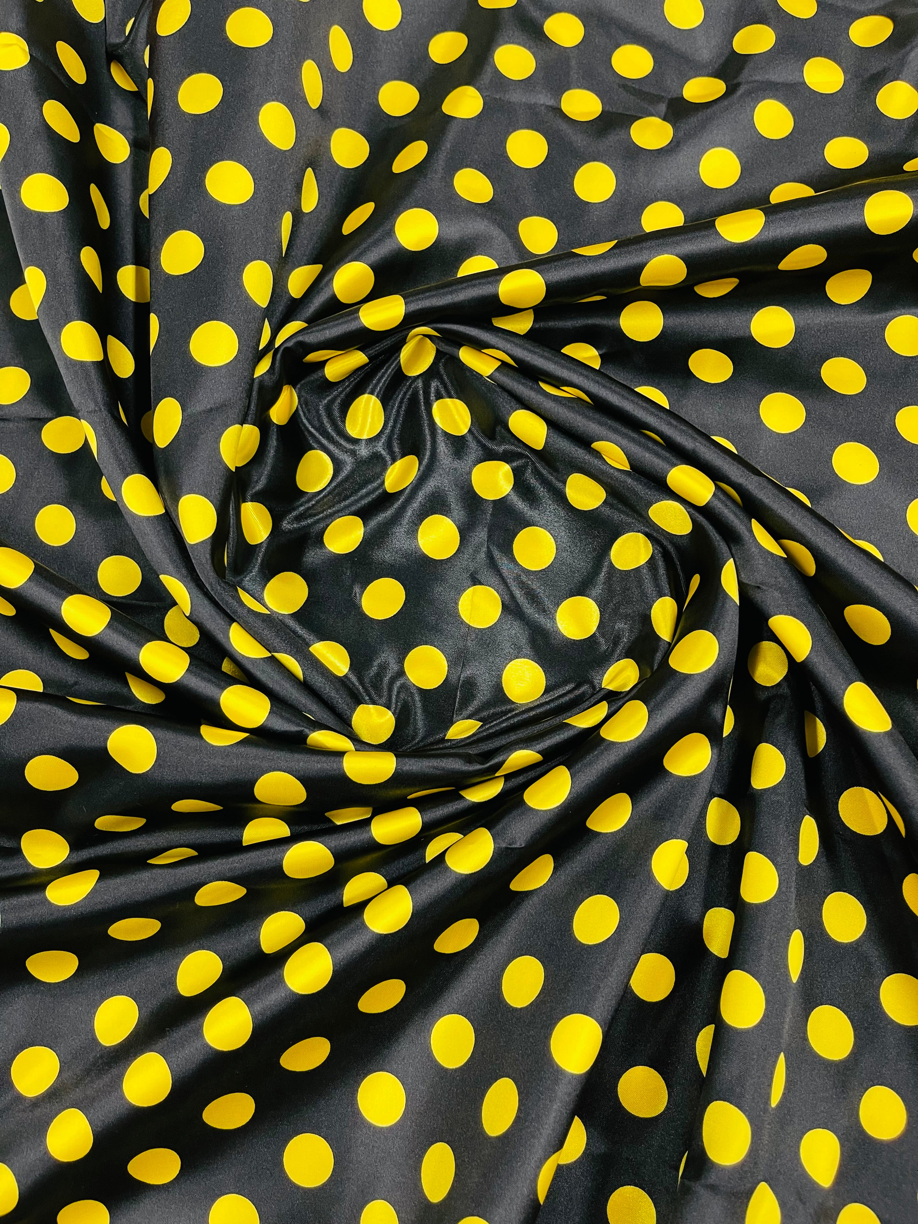 POLKA DOT SATIN (by the yard)