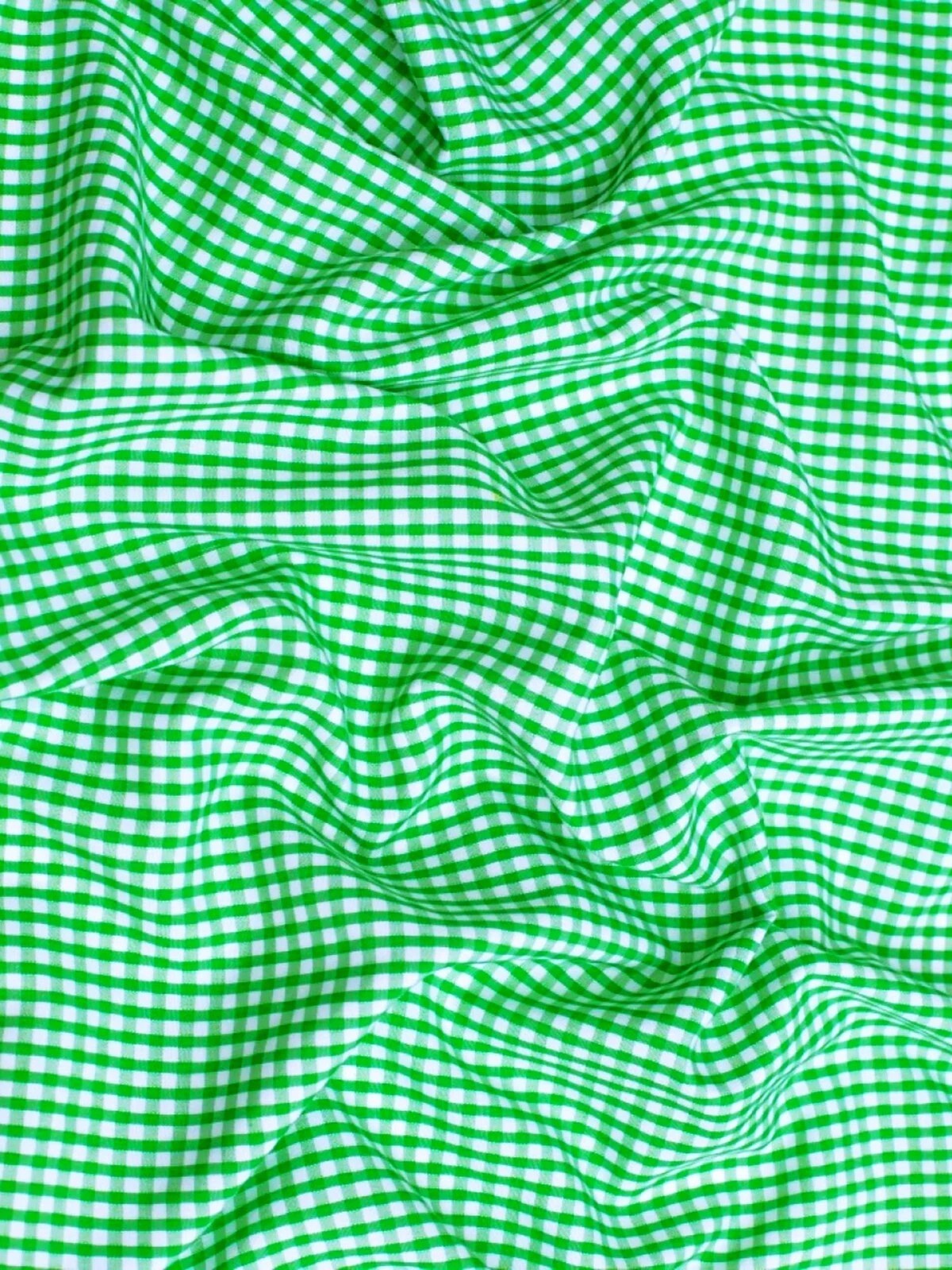 Gingham 1/8" Checkered Poly Cotton 58" Wide | VIP textiles Inc.