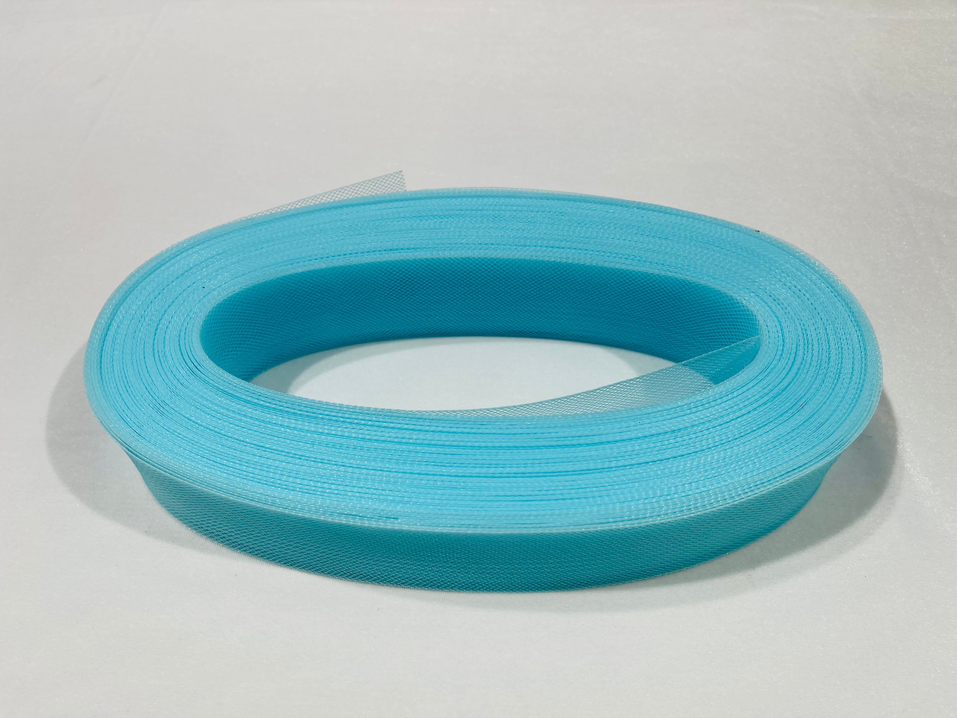 Aqua Crinoline horsehair braid trim 2 inch -sold by the yard.