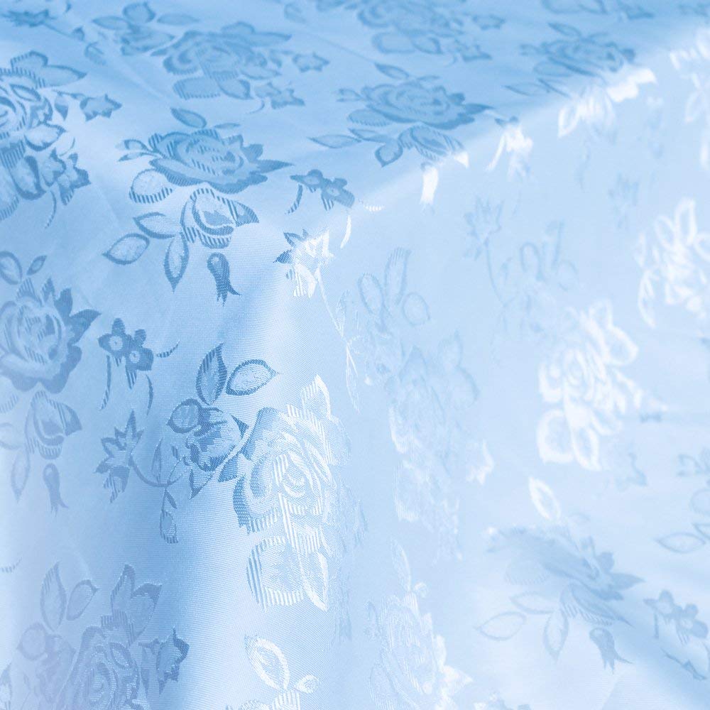 60" Wide Polyester Flower Brocade Jacquard Satin Fabric, Sold By The Yard.