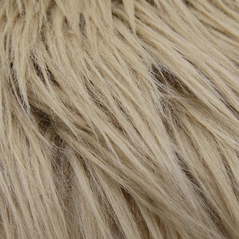 Shaggy Faux Fur Fabric by the Yard