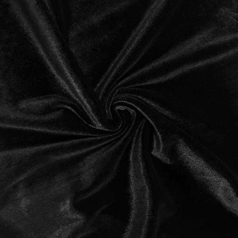 90% Polyester 10 present Spandex Stretch Velvet Fabric for Sewing Apparel Costumes Craft, 60" Wide Sold By The Yard.