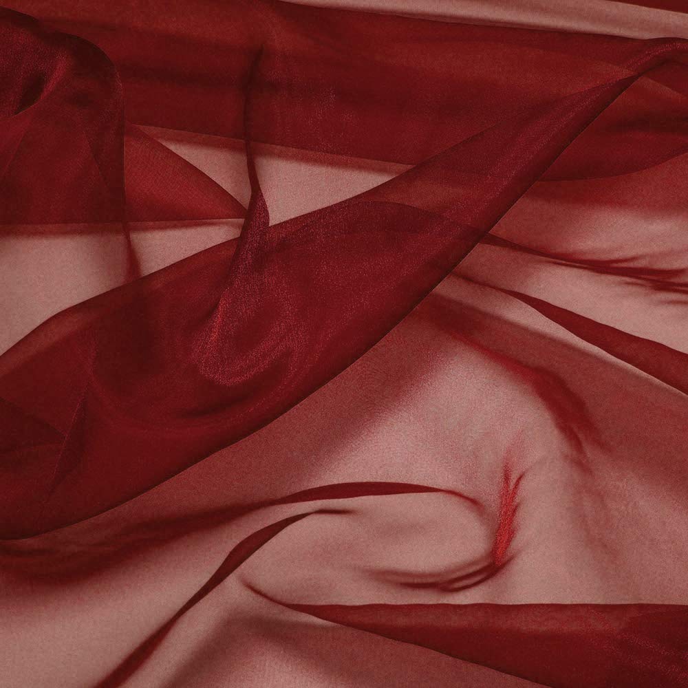 58/60" Wide 100% Polyester Soft Light Weight, Sheer, See Through Crystal Organza Fabric Sold By The Yard.