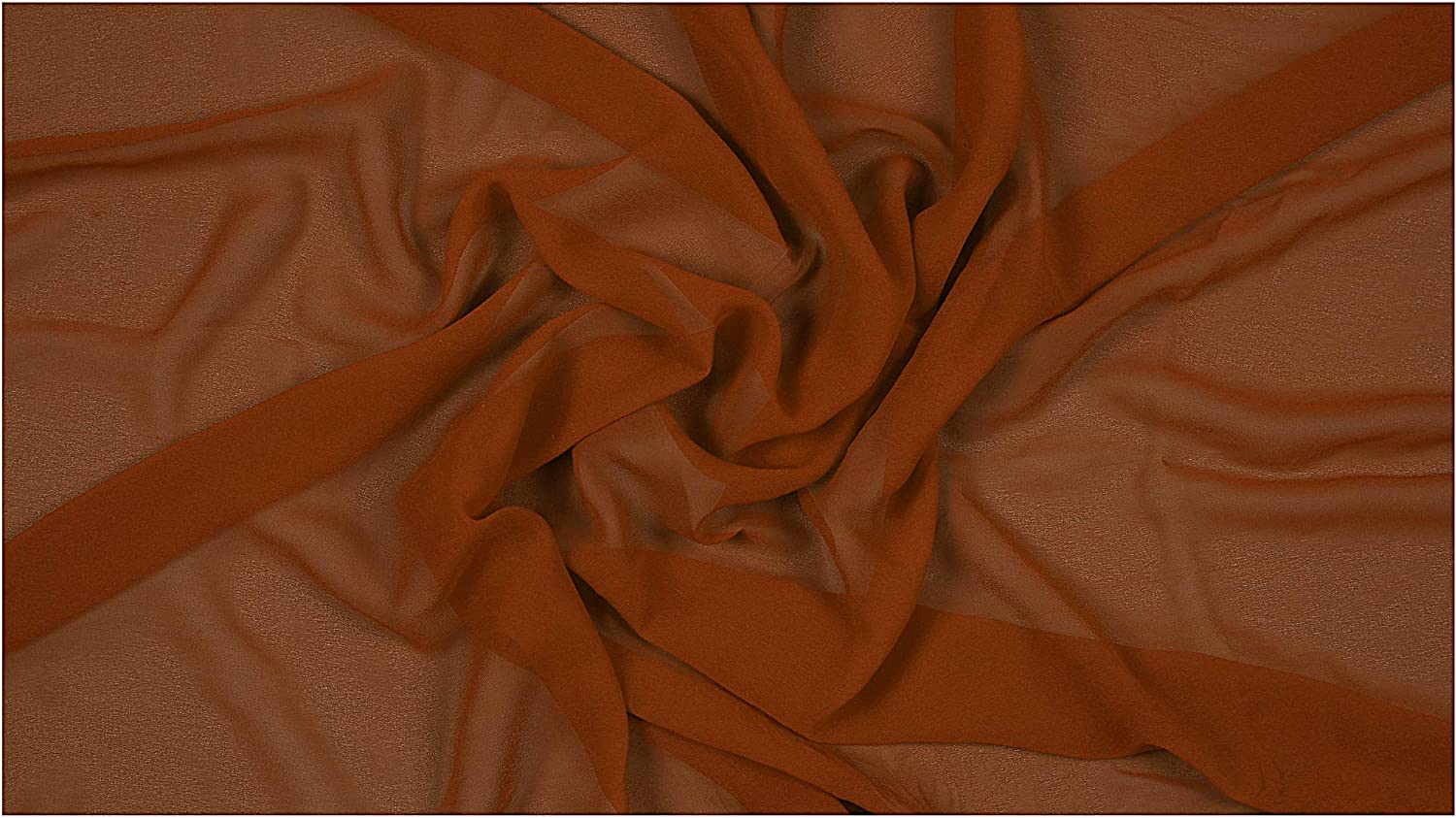 58/60" Wide 100% Polyester Soft Light Weight, Sheer, See Through Chiffon Fabric Sold By The Yard.