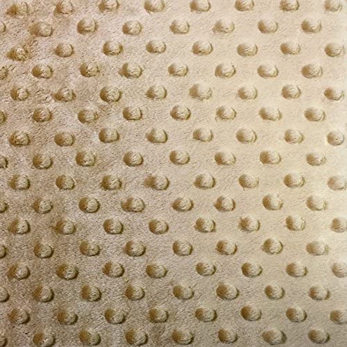 100% Polyester Minky Dimple Dot Soft Cuddle Fabric SEW Craft - 58" Wide Sold by Yard