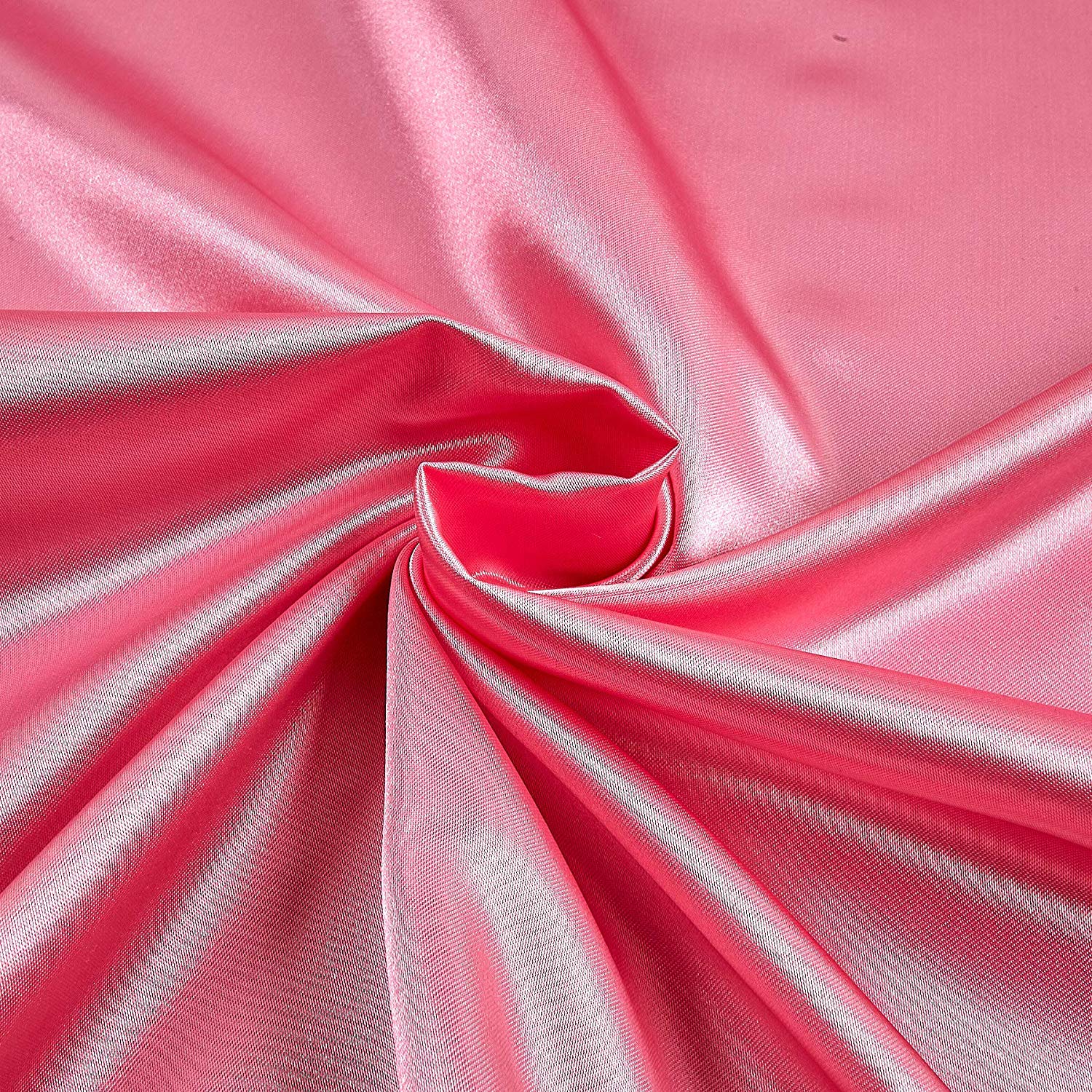 Heavy Shiny Bridal Satin Fabric for Wedding Dress, 60" inches wide sold by The Yard.