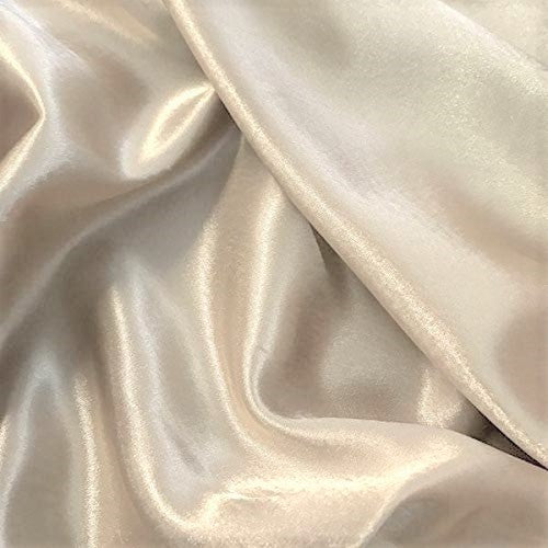 95% Percent Polyester 5% Spandex, 58 Inches Wide Matte Stretch L'Amour Satin Fabric, Sold By The Yard.