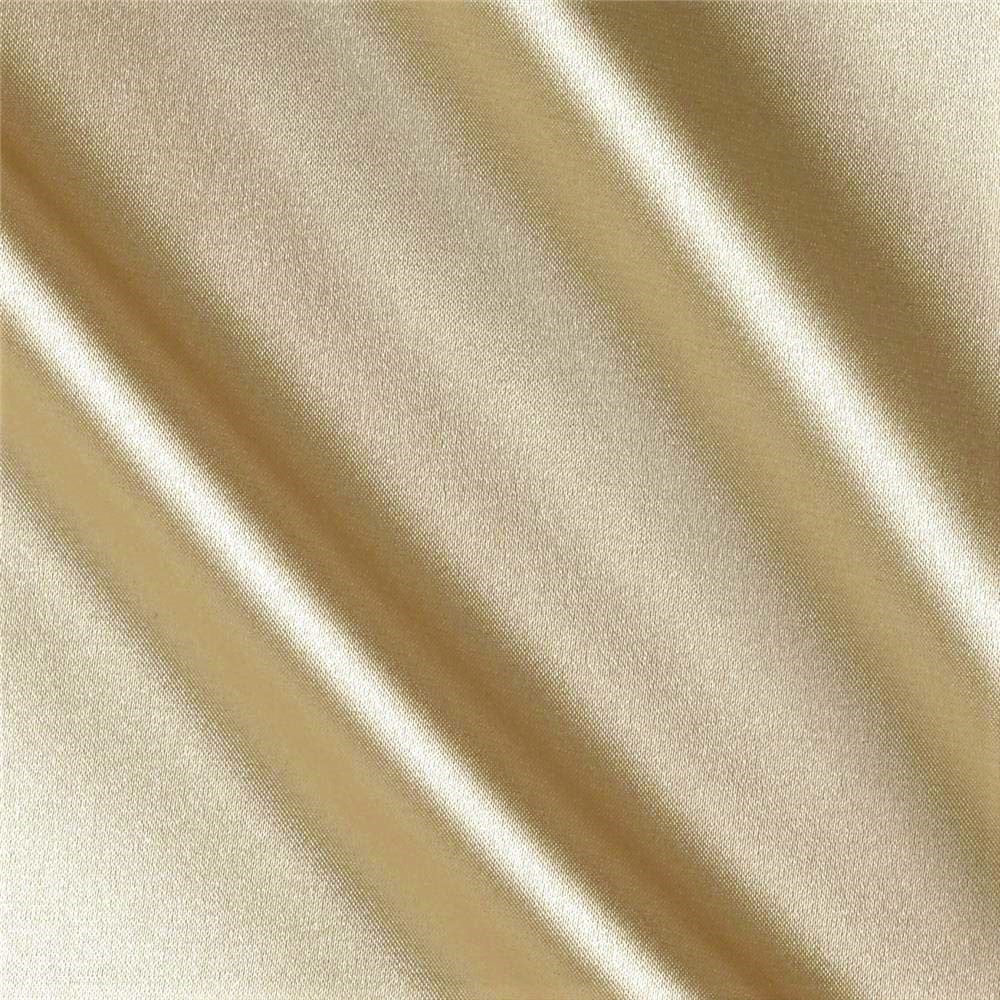 96 percent Polyester, 4% Spandex Light Weight Silky Stretch Charmeuse Satin Fabric by The Yard, 58-59" Wide.