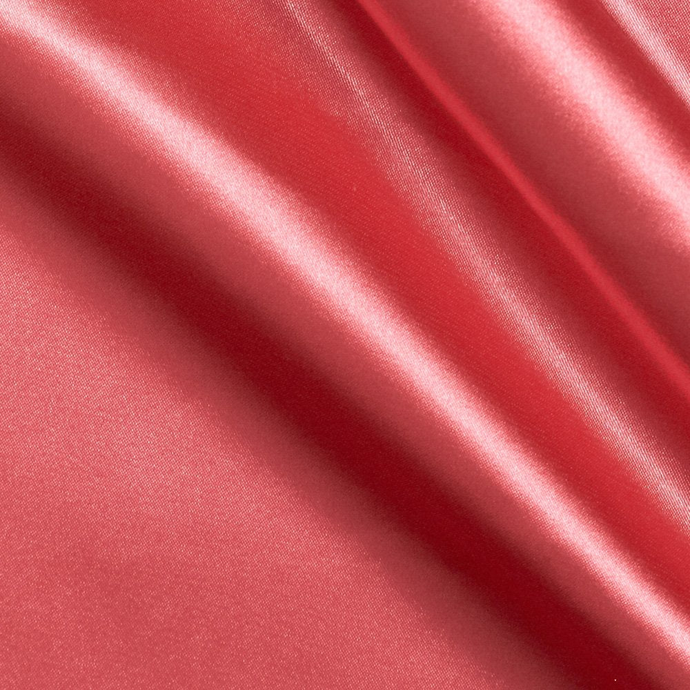 96 percent Polyester, 4% Spandex Light Weight Silky Stretch Charmeuse Satin Fabric by The Yard, 58-59" Wide.