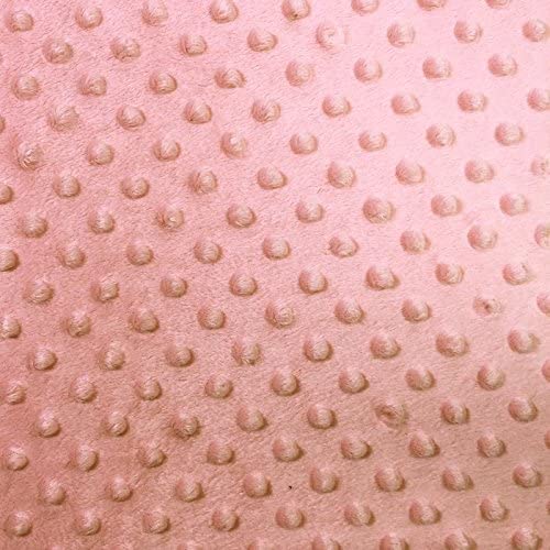 100% Polyester Minky Dimple Dot Soft Cuddle Fabric SEW Craft - 58" Wide Sold by Yard