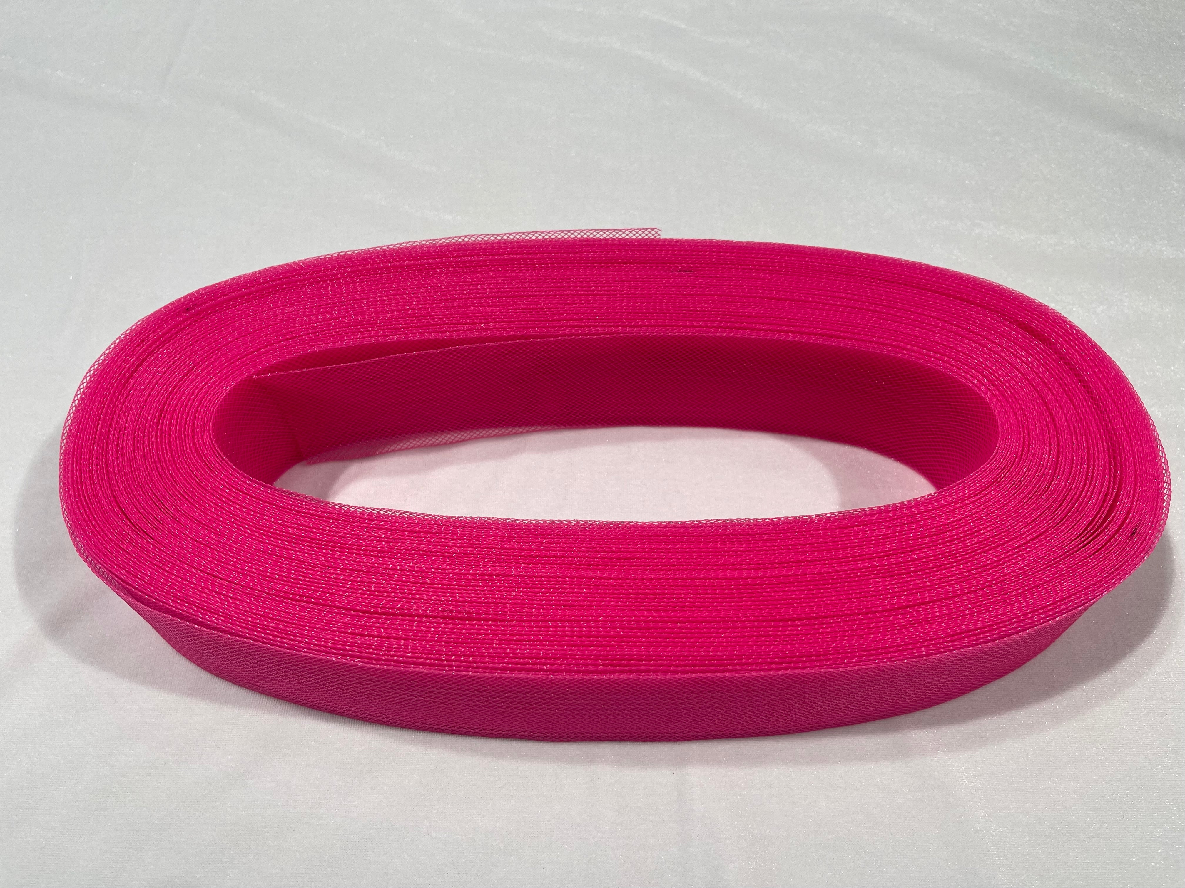 Fuchsia Crinoline horsehair braid trim 2 inch -sold by the yard.