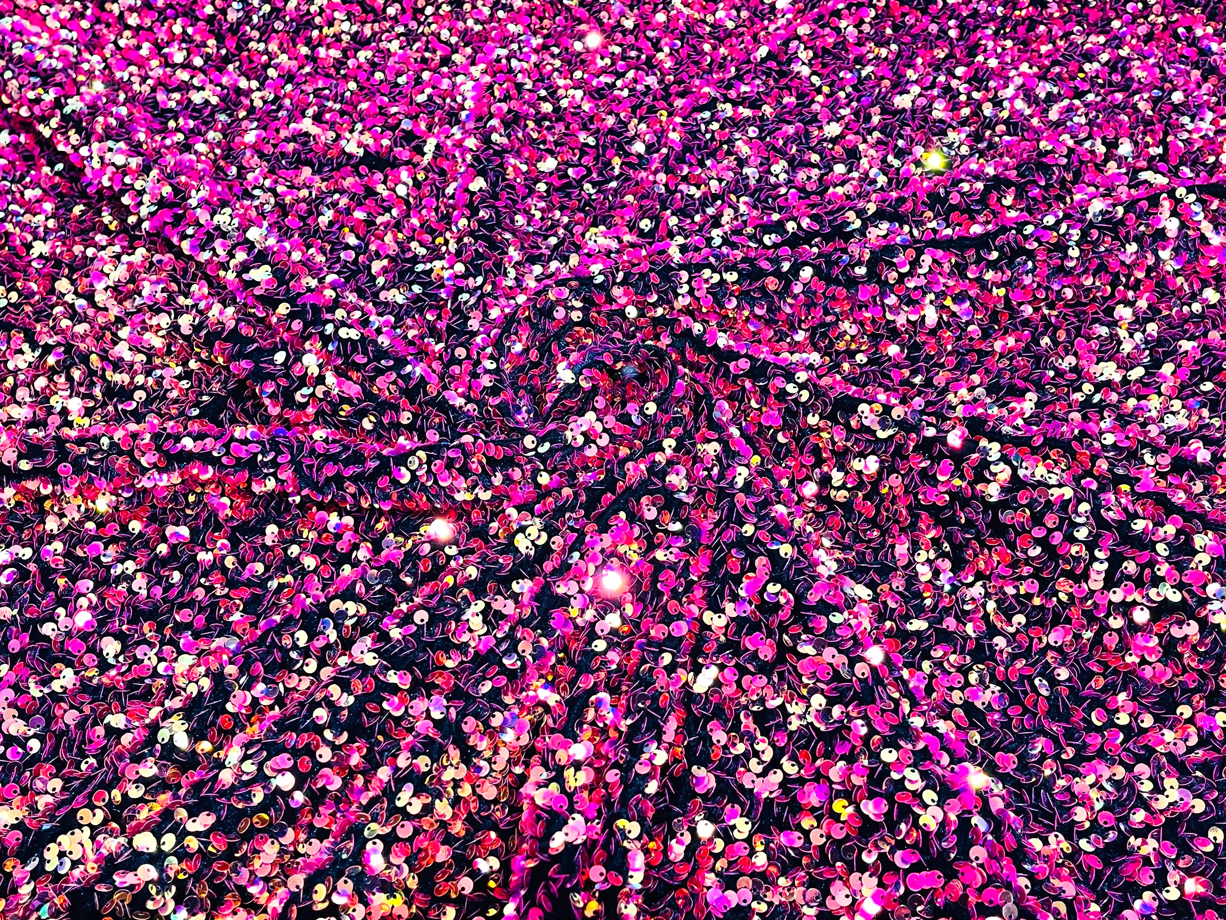 Sequin Velvet Stretch 5mm fabric 58"Wide-Prom-Nightgown fabric- Sold by the yard.