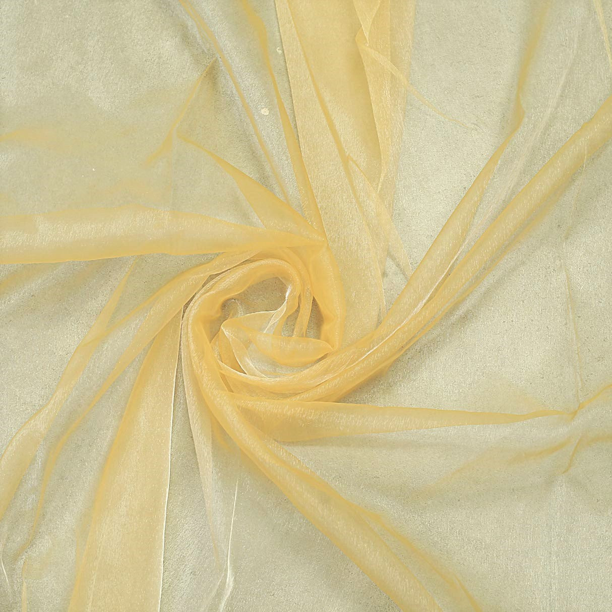 58/60" Wide 100% Polyester Soft Light Weight, Sheer, See Through Crystal Organza Fabric Sold By The Yard.