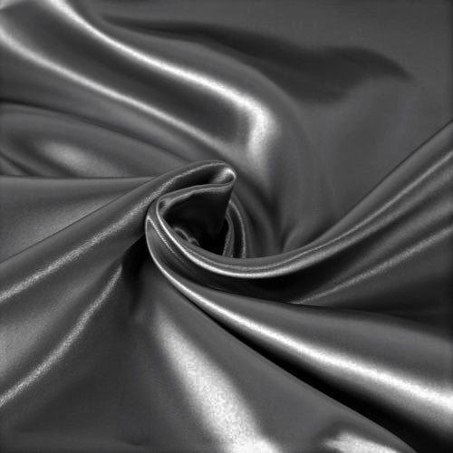 96 percent Polyester, 4% Spandex Light Weight Silky Stretch Charmeuse Satin Fabric by The Yard, 58-59" Wide.