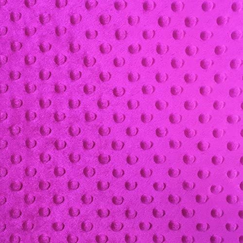 100% Polyester Minky Dimple Dot Soft Cuddle Fabric SEW Craft - 58" Wide Sold by Yard