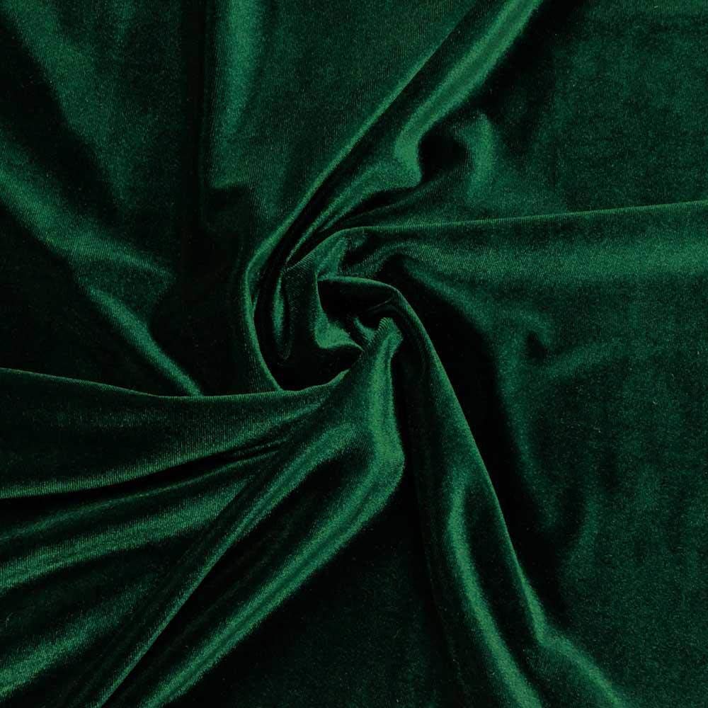 90% Polyester 10 present Spandex Stretch Velvet Fabric for Sewing Apparel Costumes Craft, 60" Wide Sold By The Yard.