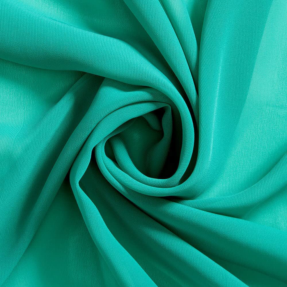 58/60" Wide 100% Polyester Soft Light Weight, Sheer, See Through Chiffon Fabric Sold By The Yard.