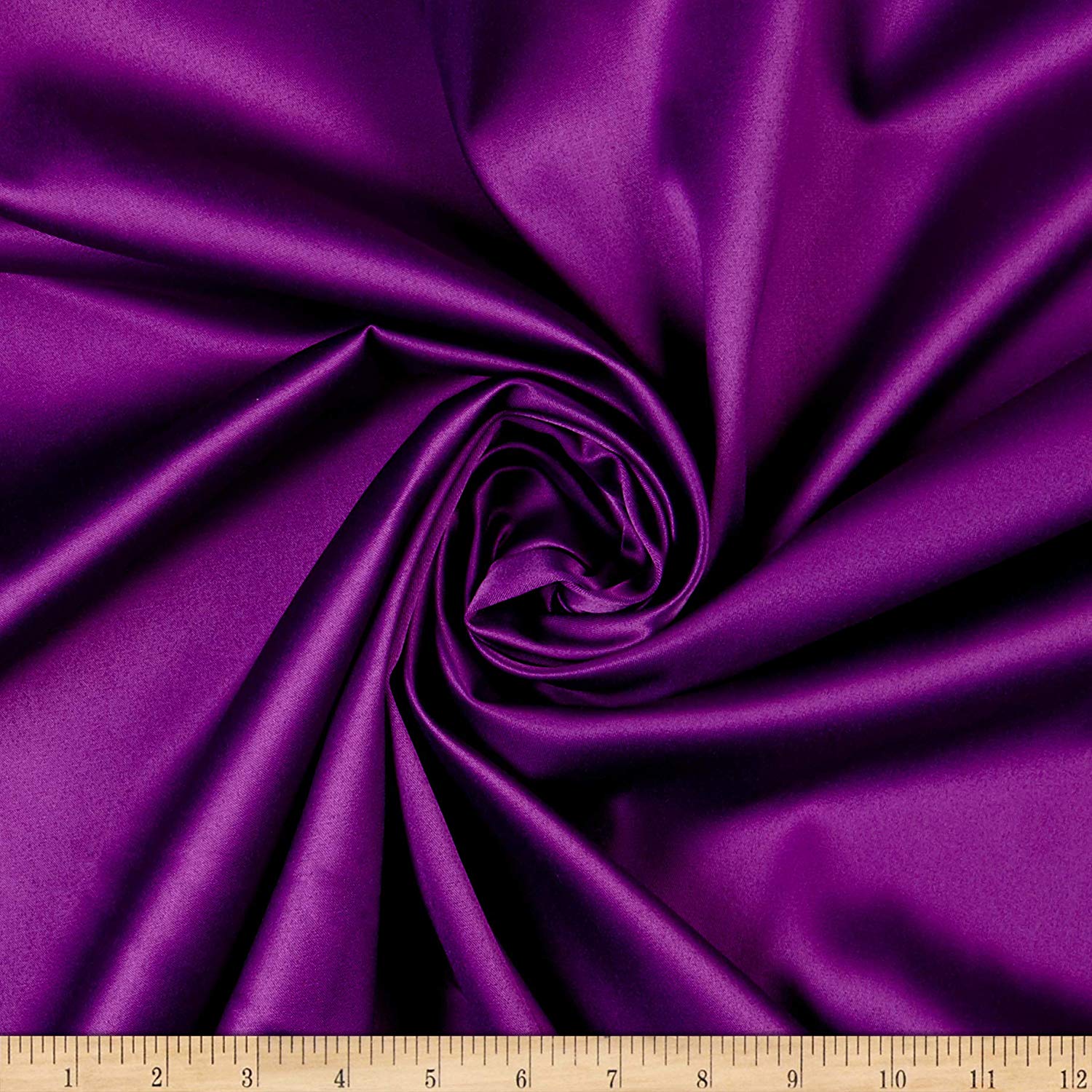 95% Percent Polyester 5% Spandex, 58 Inches Wide Matte Stretch L'Amour Satin Fabric, Sold By The Yard.