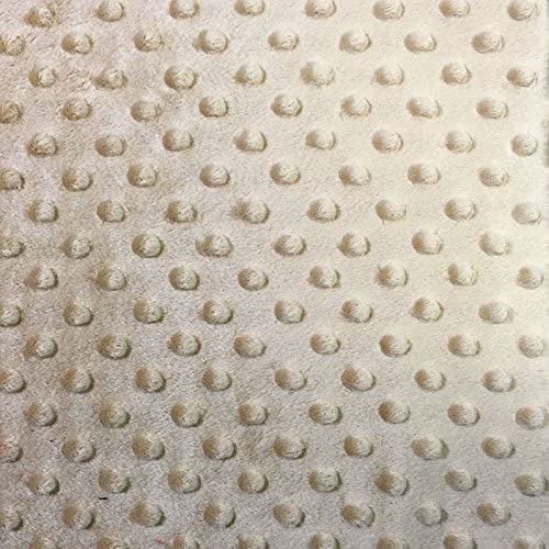 100% Polyester Minky Dimple Dot Soft Cuddle Fabric SEW Craft - 58" Wide Sold by Yard