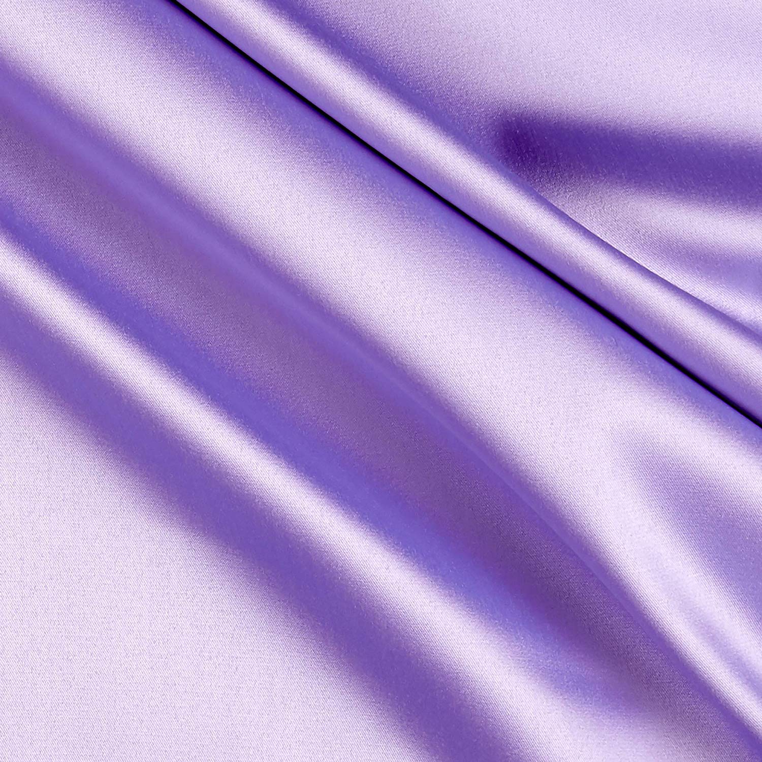 95% Percent Polyester 5% Spandex, 58 Inches Wide Matte Stretch L'Amour Satin Fabric, Sold By The Yard.