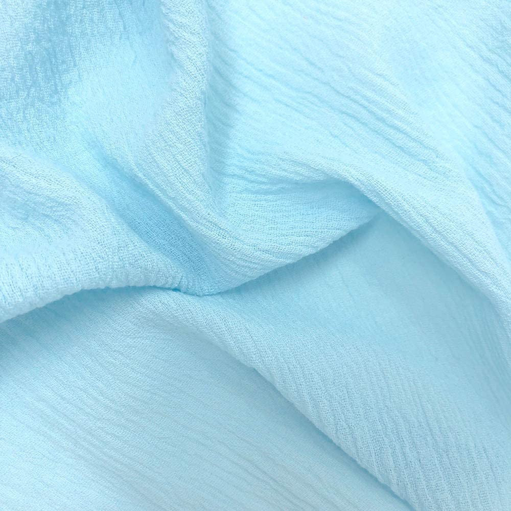 Cotton Gauze Fabric 100% Cotton 48/50" inches Wide Crinkled Lightweight Sold by The Yard.