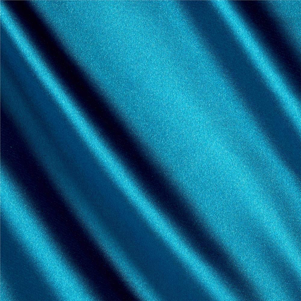 96 percent Polyester, 4% Spandex Light Weight Silky Stretch Charmeuse Satin Fabric by The Yard, 58-59" Wide.