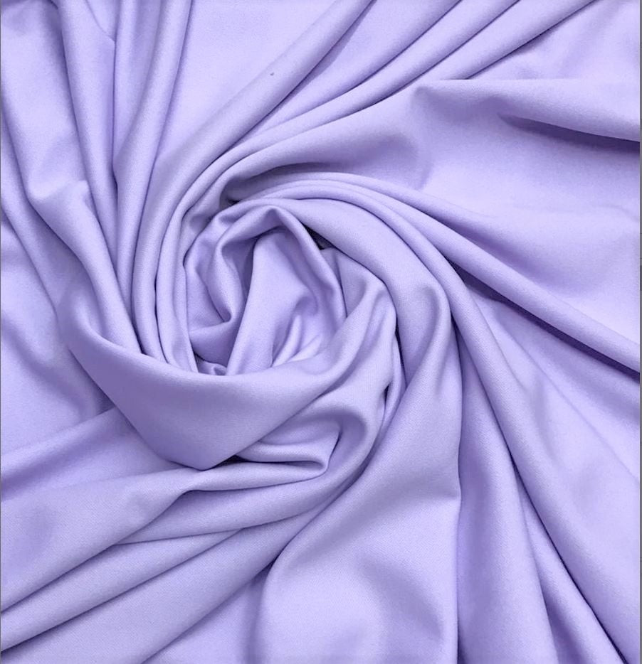 100% Polyester Wrinkle Free Stretch Double Knit Scuba Fabric 59/60" Wide Sold By The Yard.