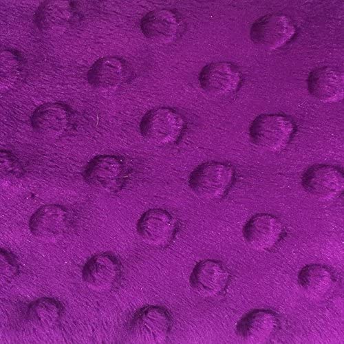 100% Polyester Minky Dimple Dot Soft Cuddle Fabric SEW Craft - 58" Wide Sold by Yard